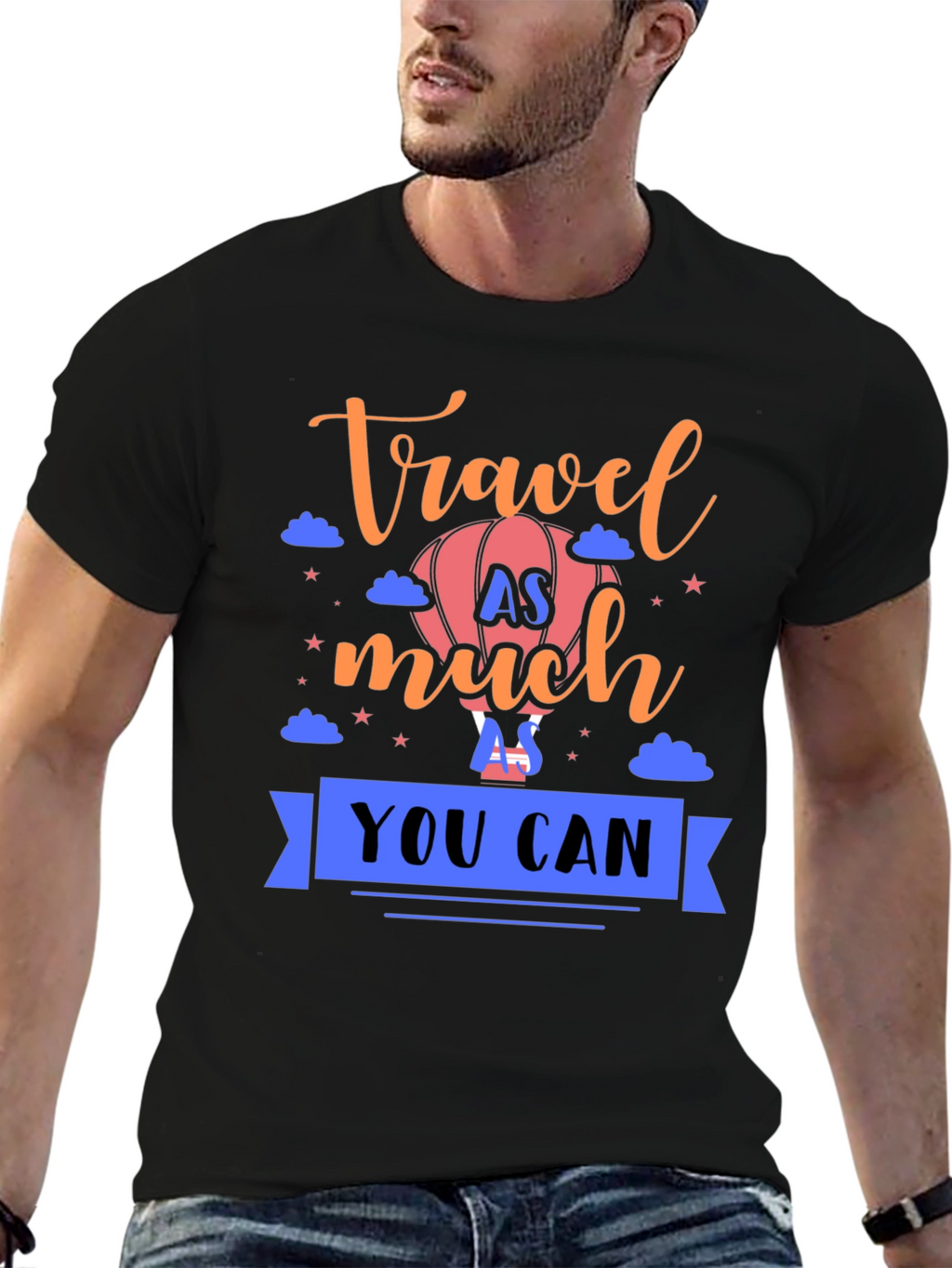 Travel As Much As You Can Graphic T-Shirt