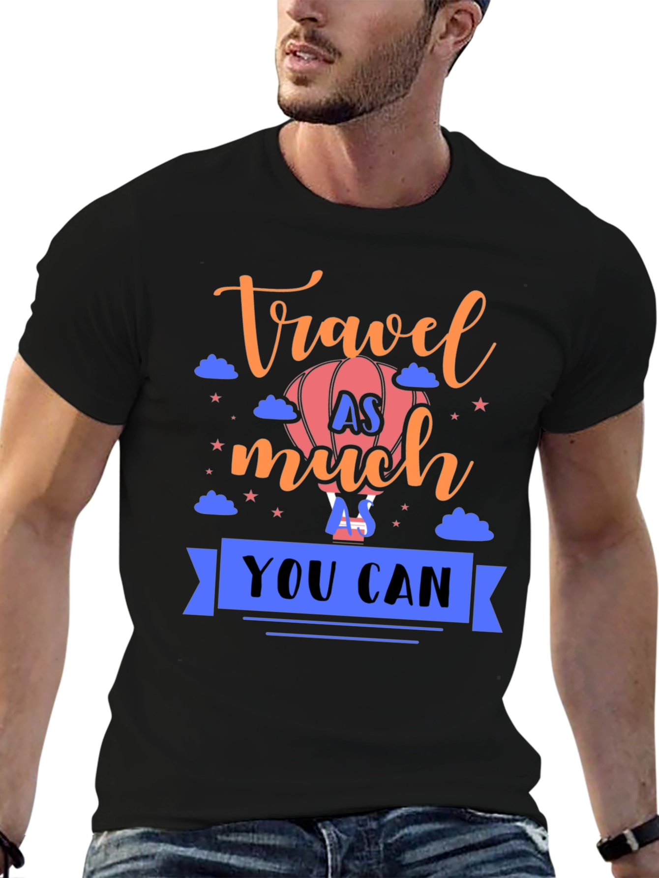 Travel As Much As You Can Graphic T-Shirt