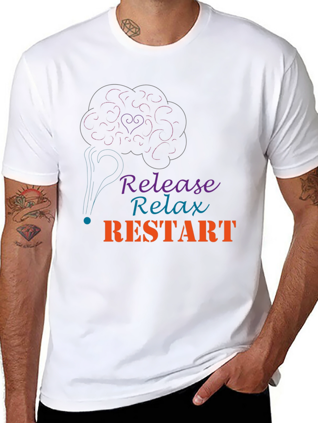 Release Relax Restart Graphic Tee