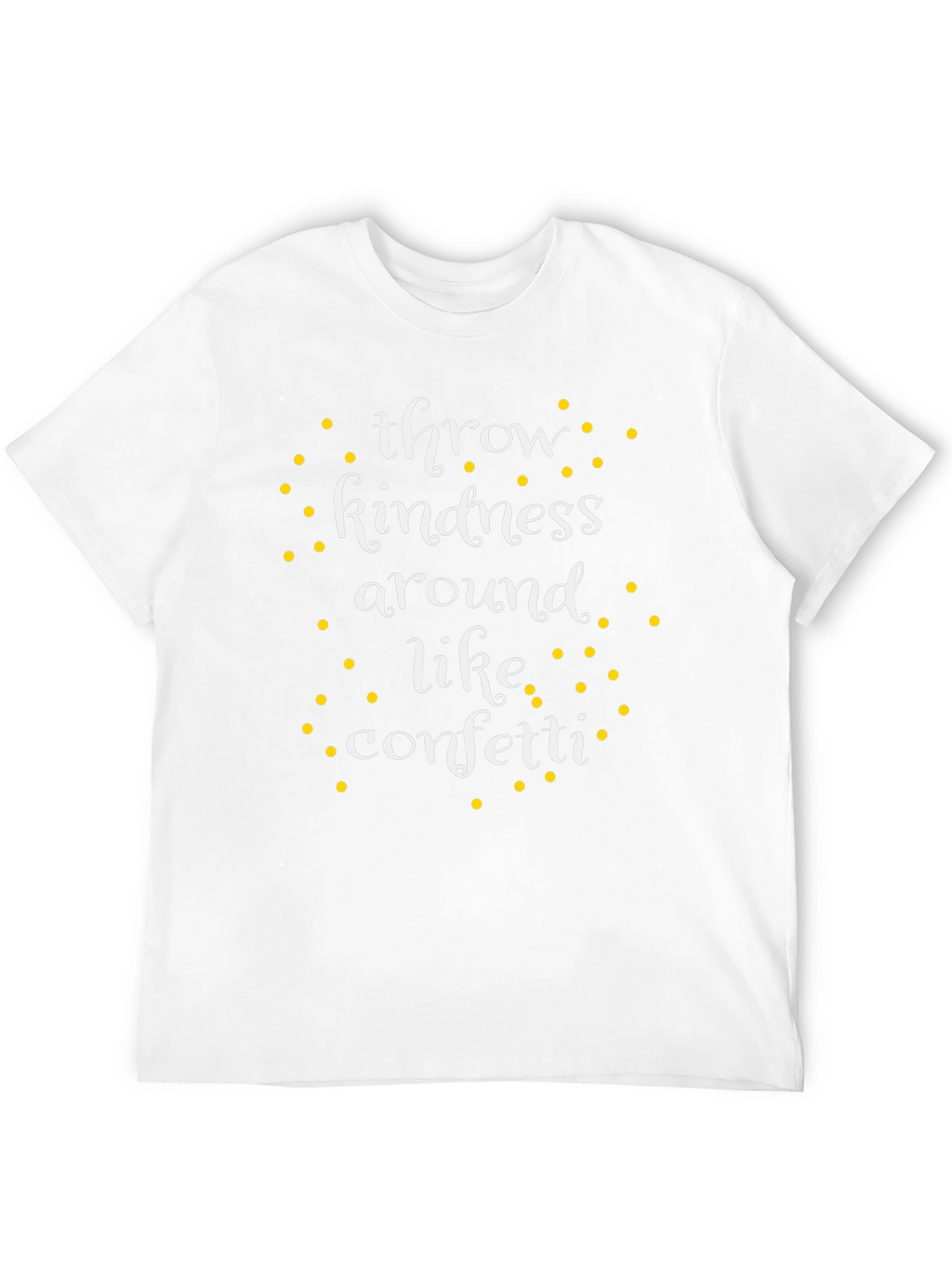 Kindness Confetti Black T-Shirt