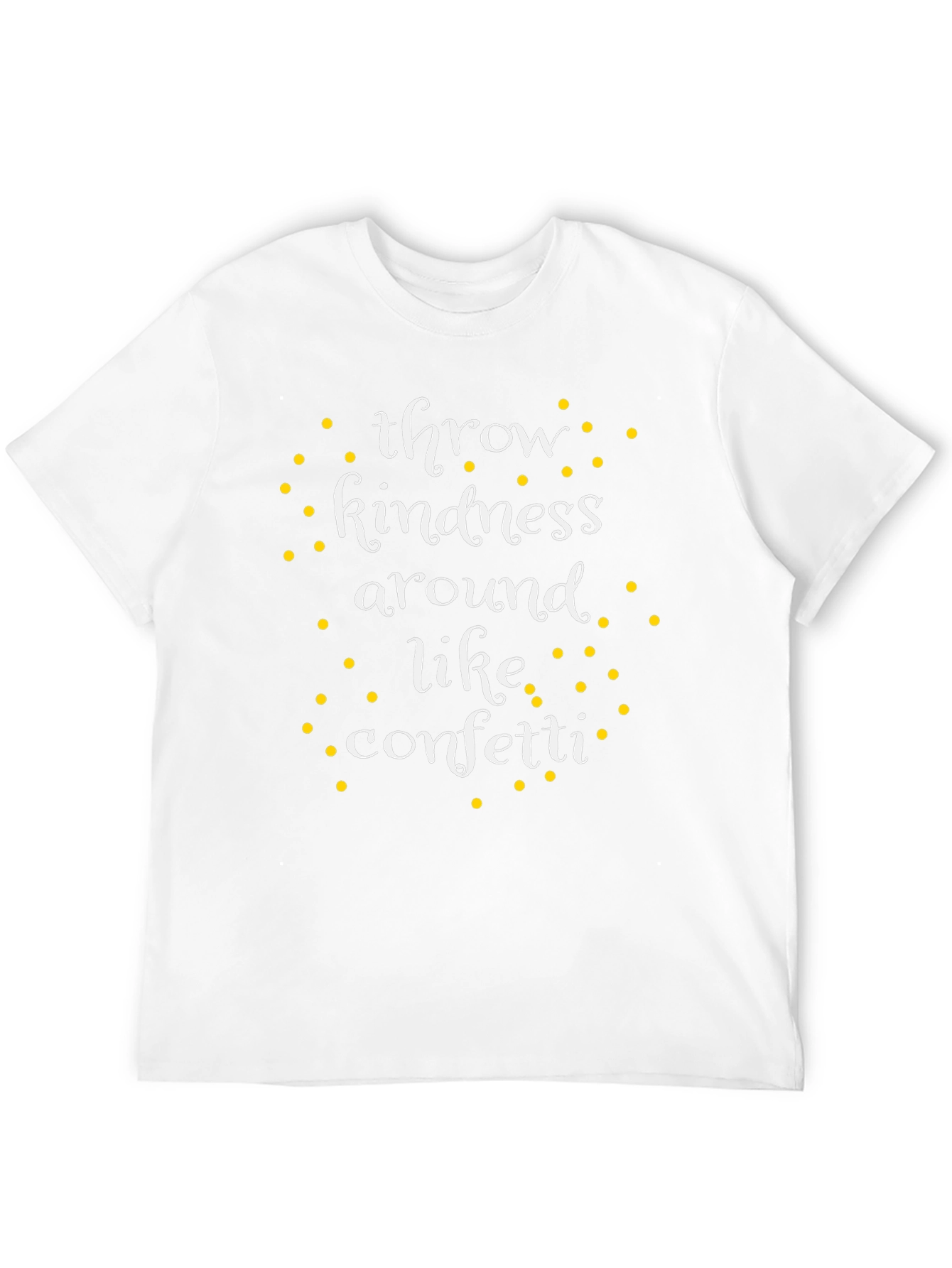 Kindness Confetti Black T-Shirt