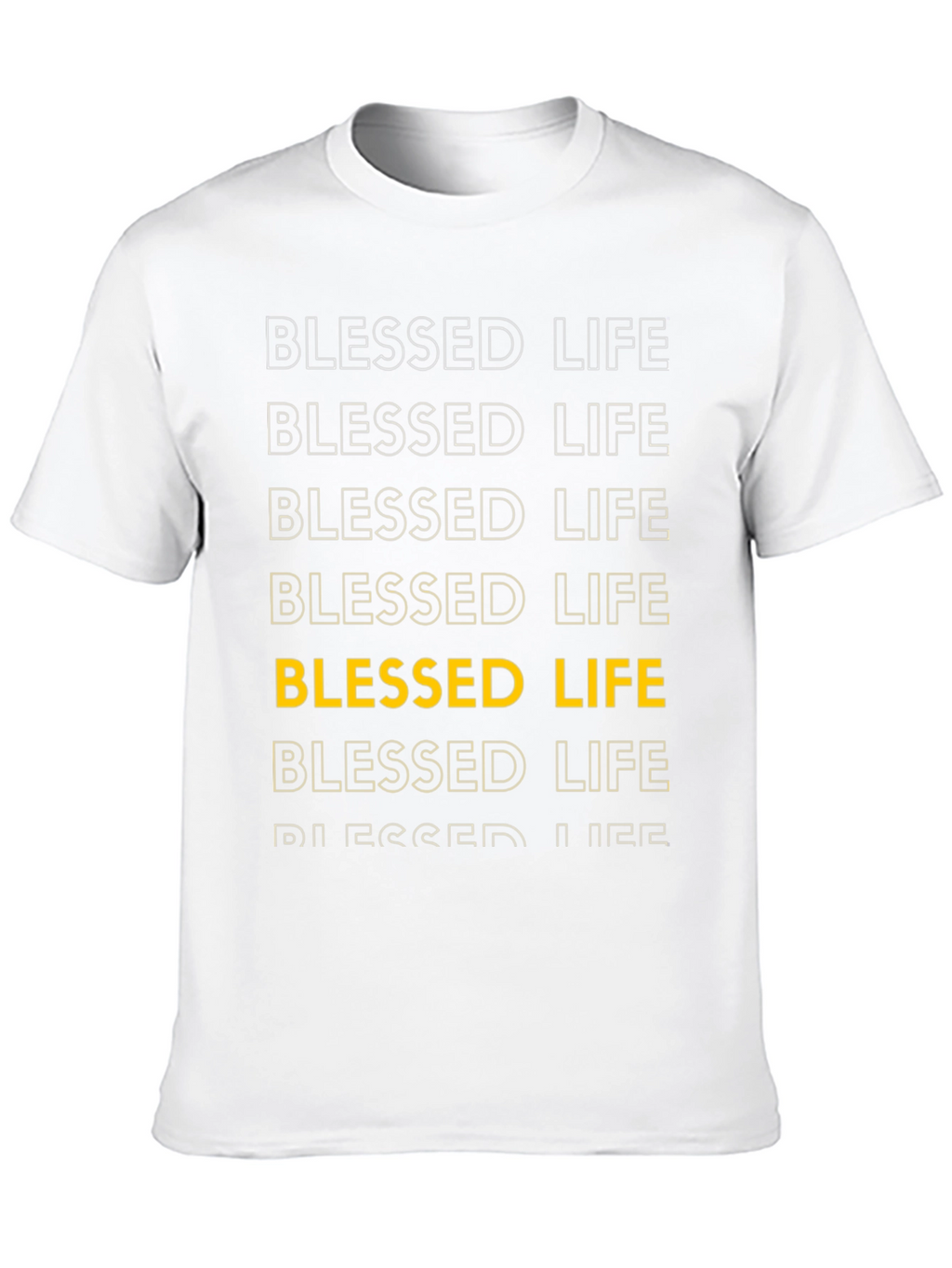 Blessed Life Graphic Tee - Soft Cotton Blend