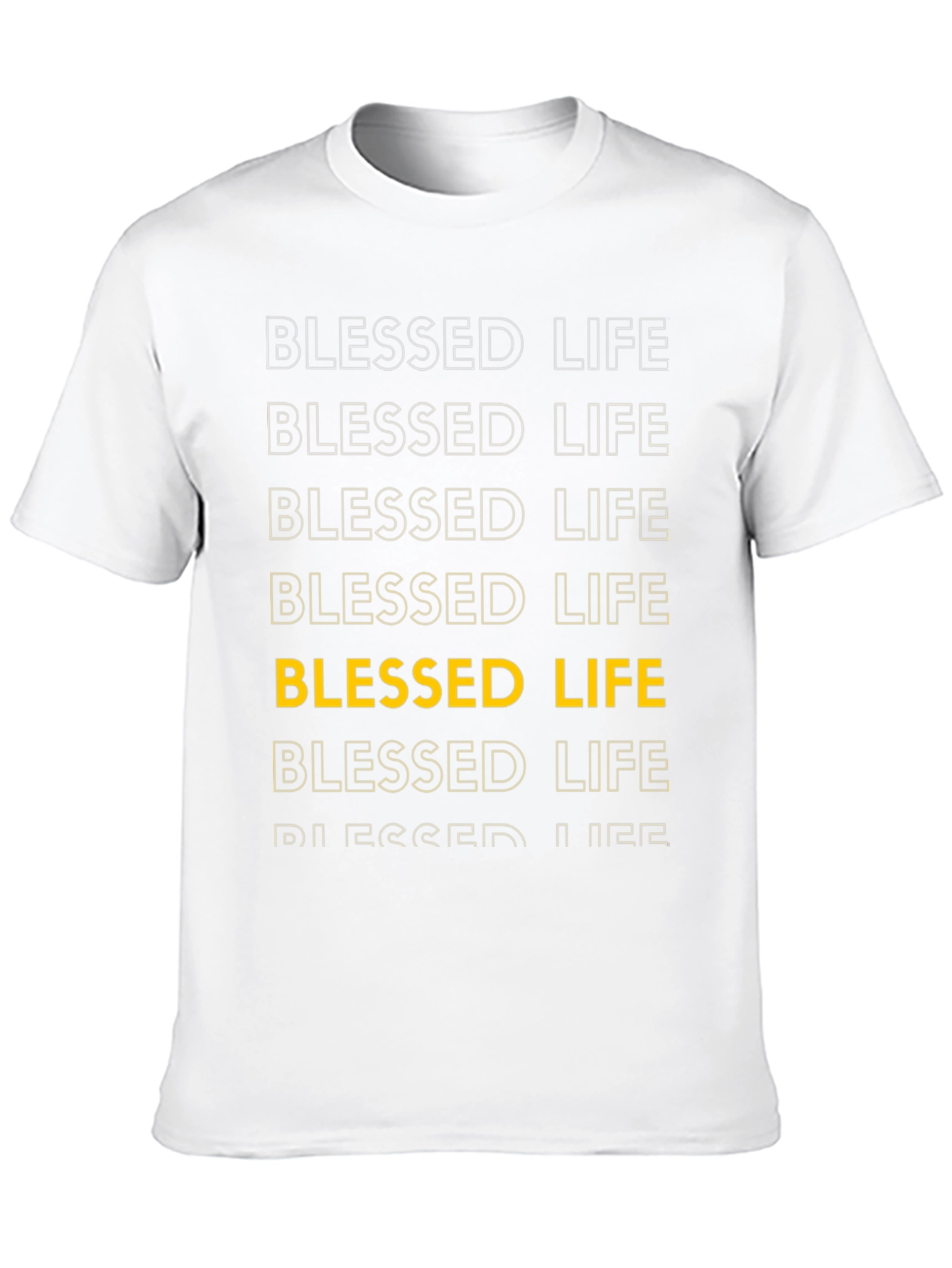 Blessed Life Graphic Tee - Soft Cotton Blend