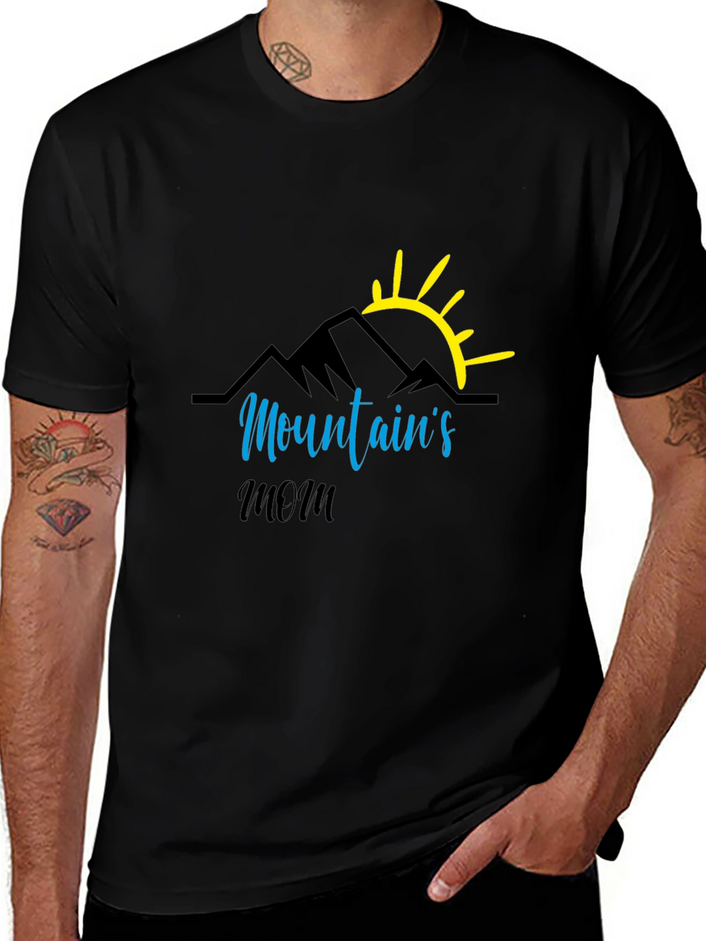Mountains Mom Graphic T-Shirt