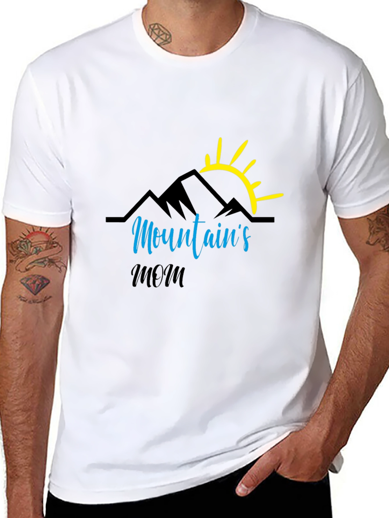 Mountains Mom Graphic T-Shirt