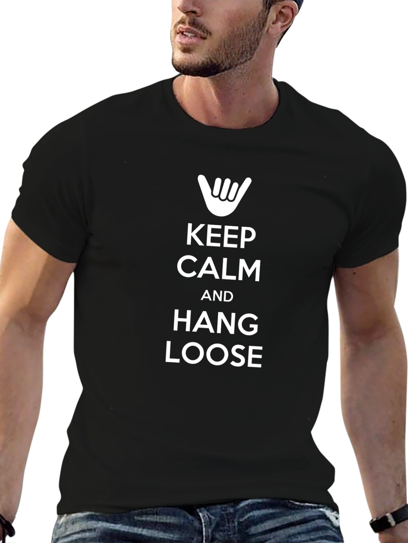 Keep Calm & Hang Loose Graphic Tee