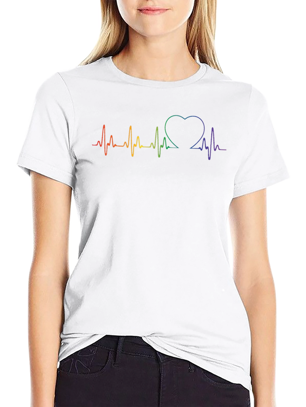 LGBTQ Heartbeat Pride T-Shirt