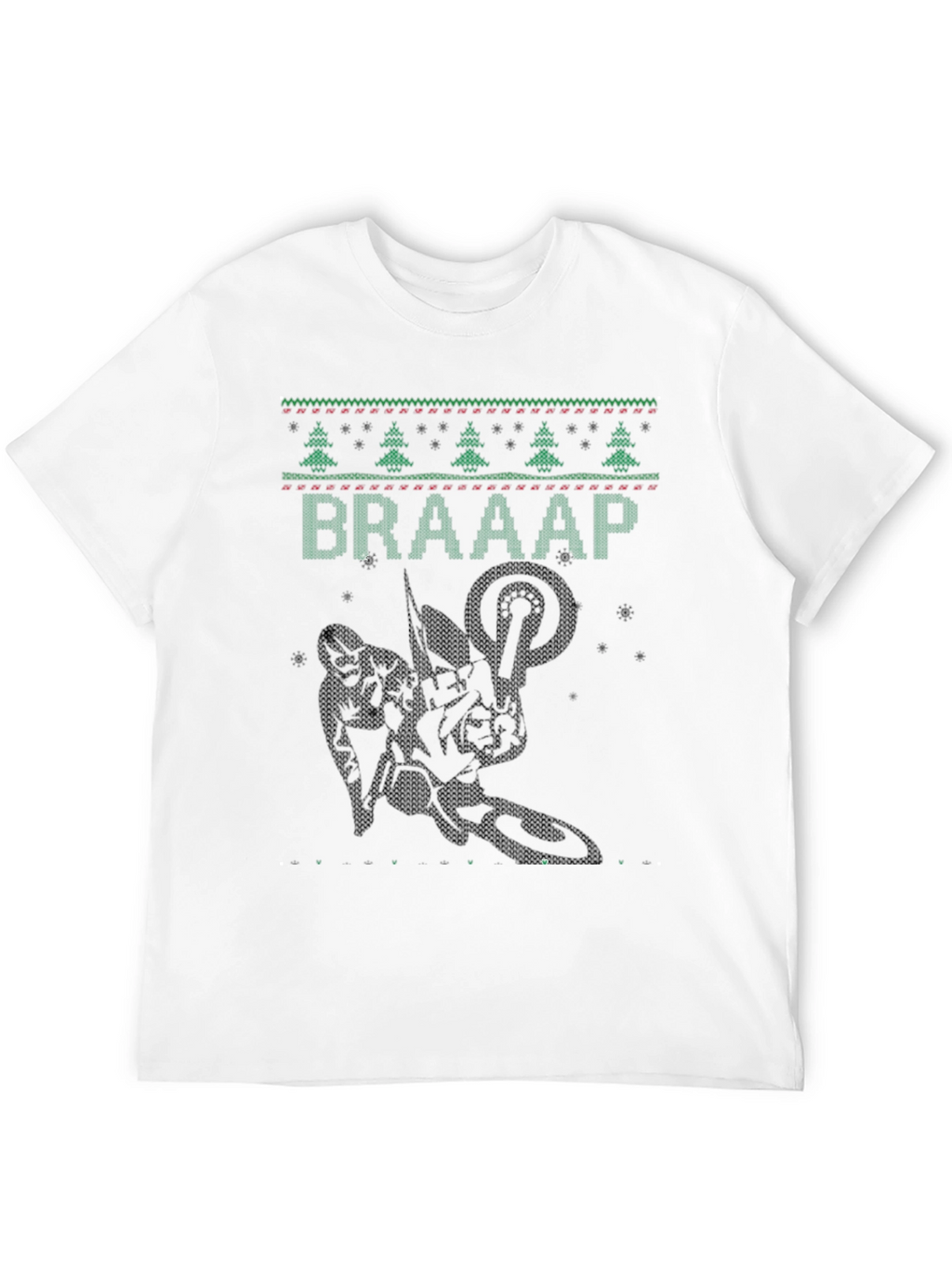 Braaap Christmas Tree Motorcross T-Shirt