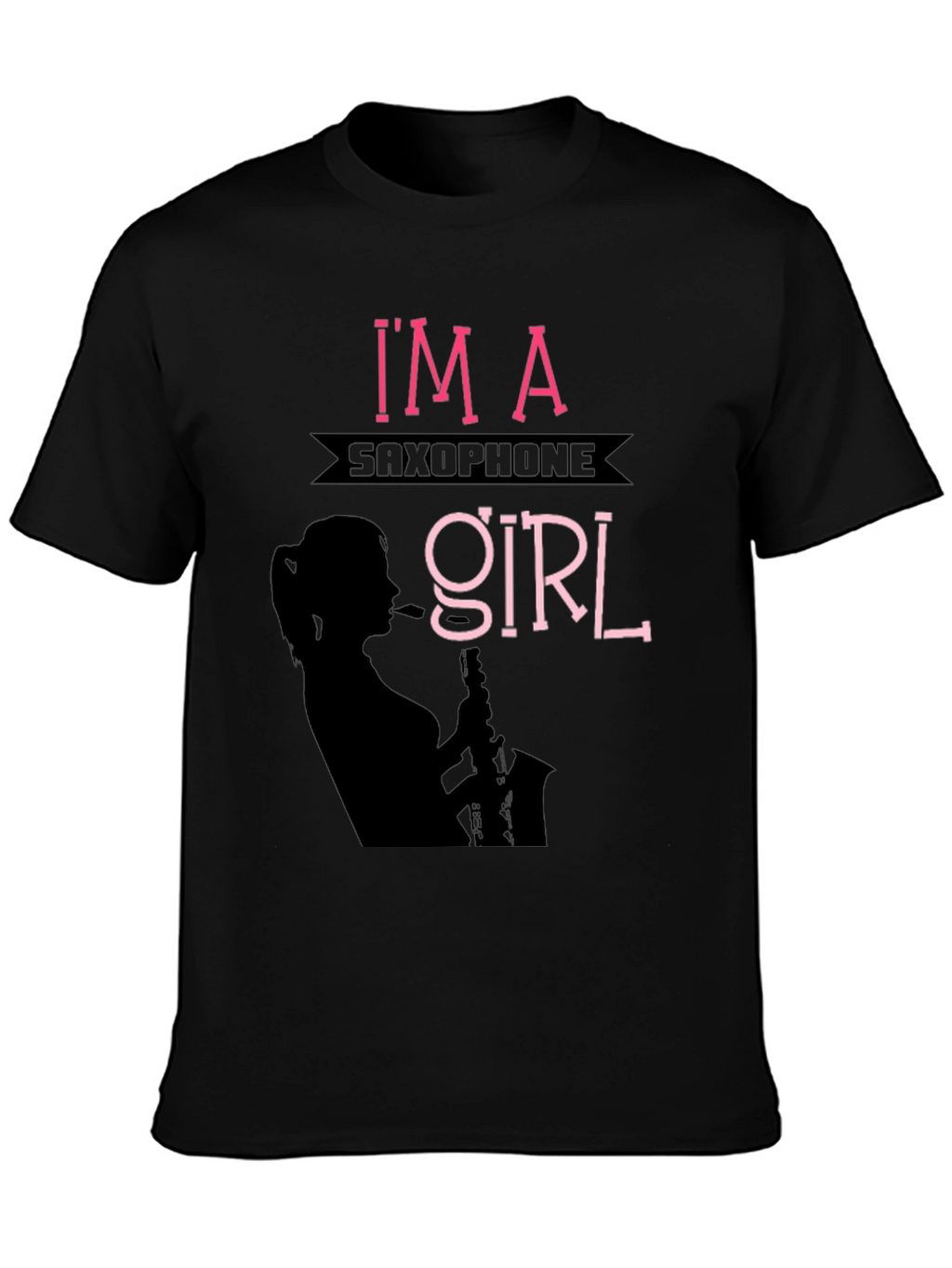 Saxophone Girl T-Shirt - Musician Tee