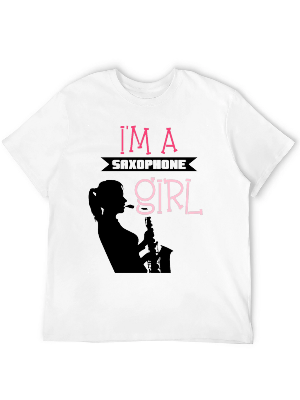 Saxophone Girl T-Shirt - Musician Tee