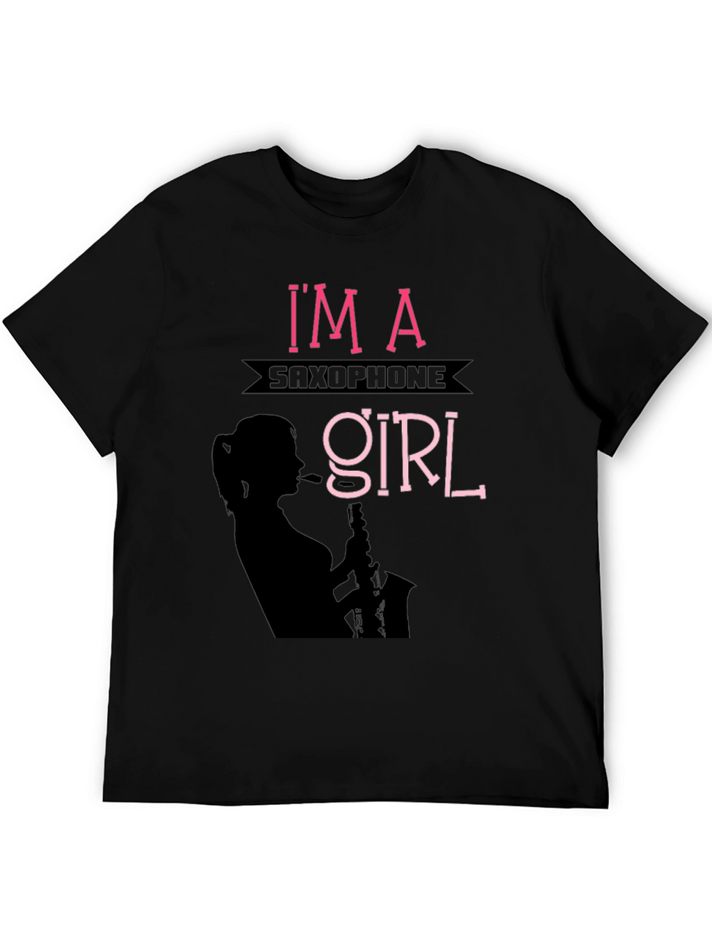 Saxophone Girl T-Shirt - Musician Tee