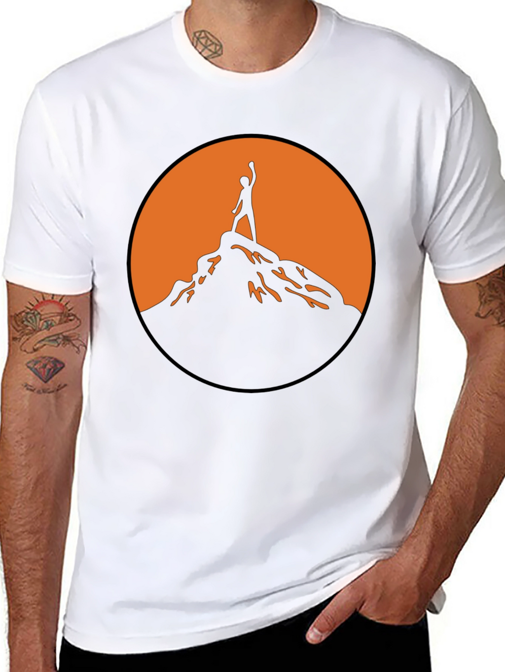 Black Mountain Climber Graphic Tee