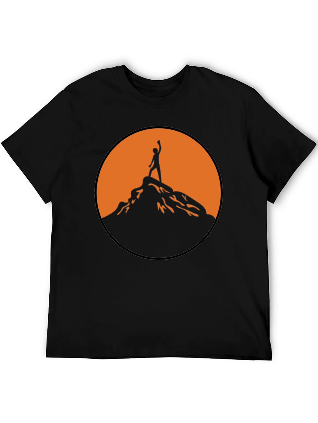 Black Mountain Climber Graphic Tee