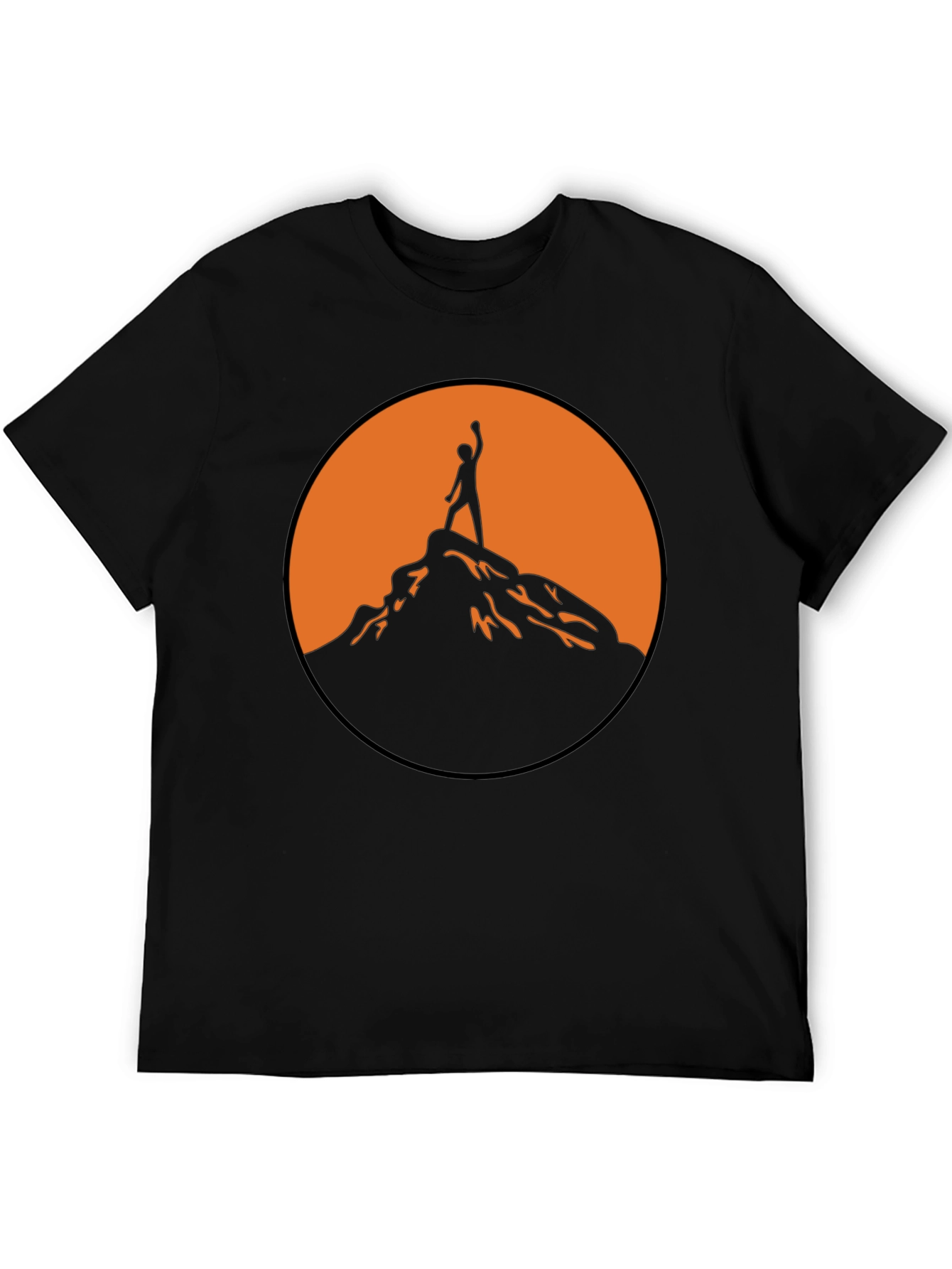 Black Mountain Climber Graphic Tee