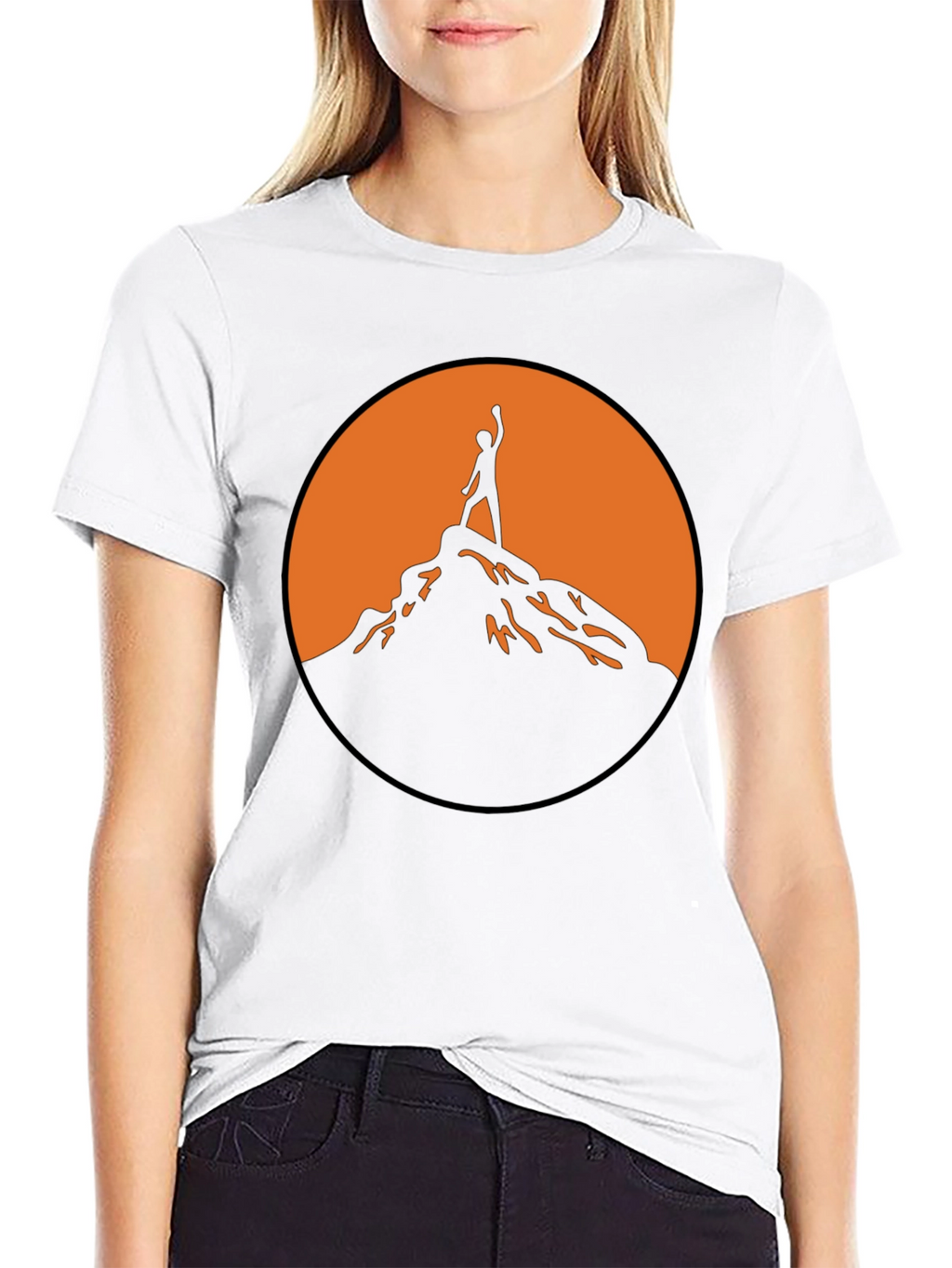 Black Mountain Climber Graphic Tee