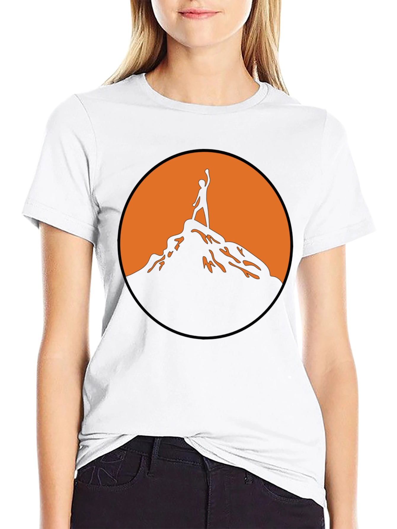 Black Mountain Climber Graphic Tee
