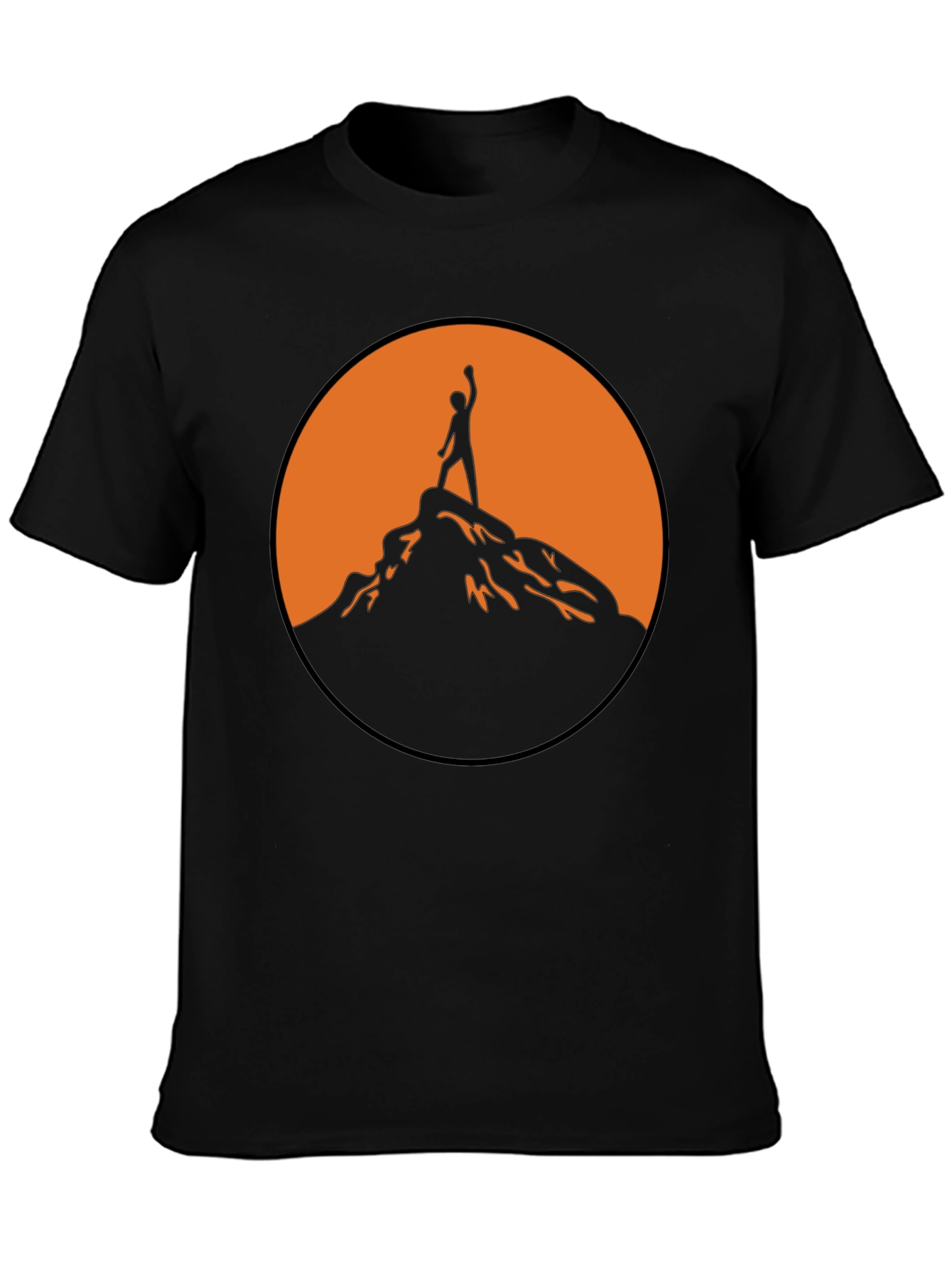 Black Mountain Climber Graphic Tee