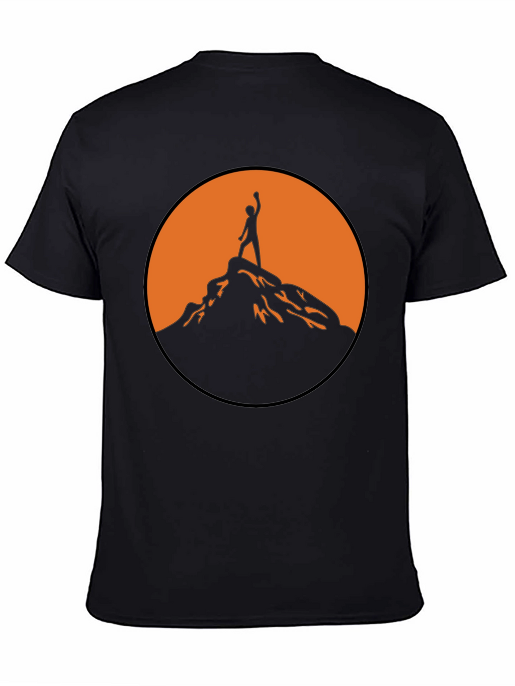 Black Mountain Climber Graphic Tee