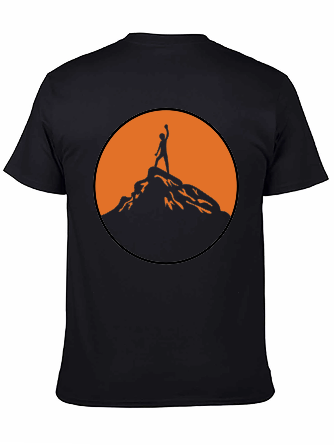 Black Mountain Climber Graphic Tee