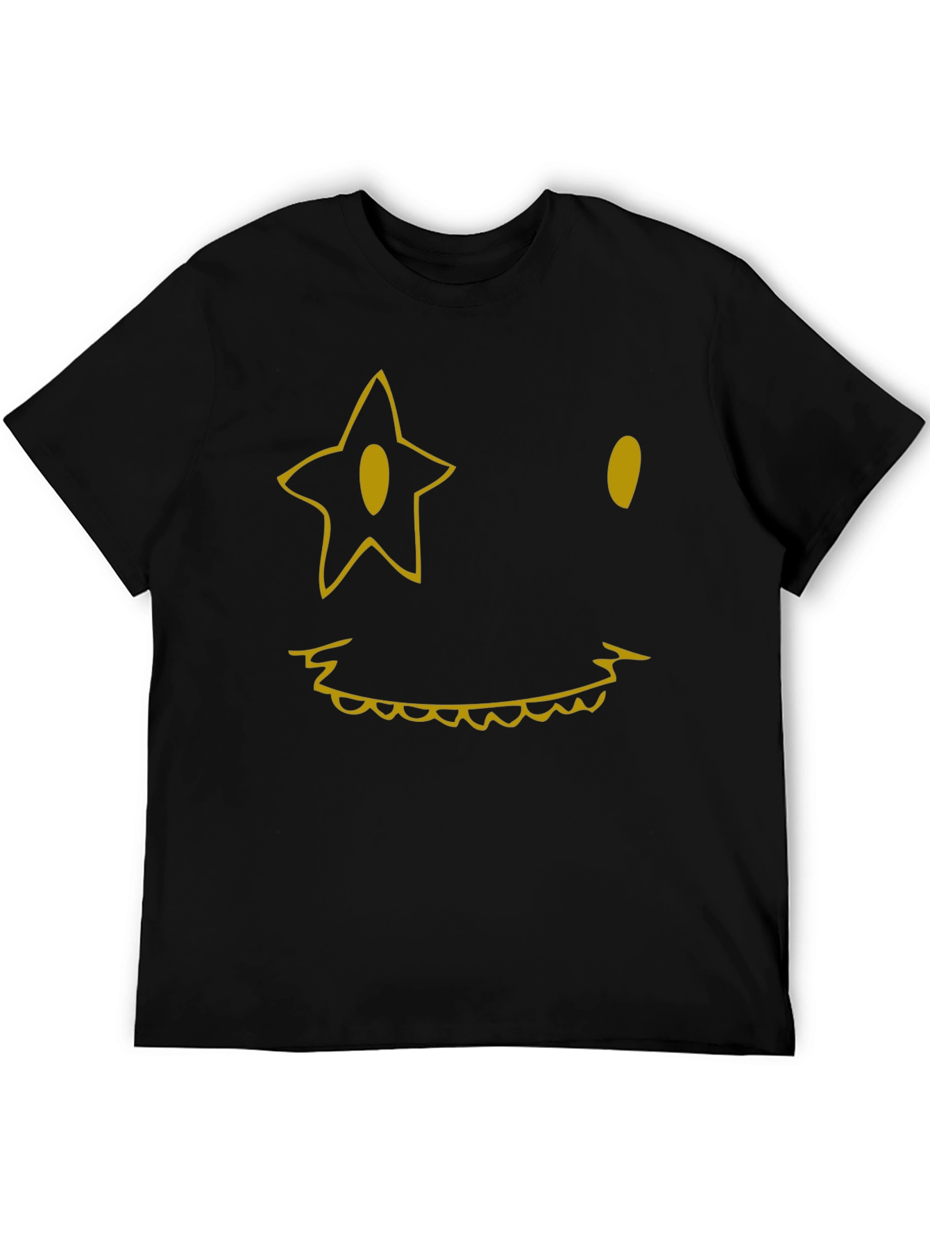 Smiley Face Star Eye T-Shirt