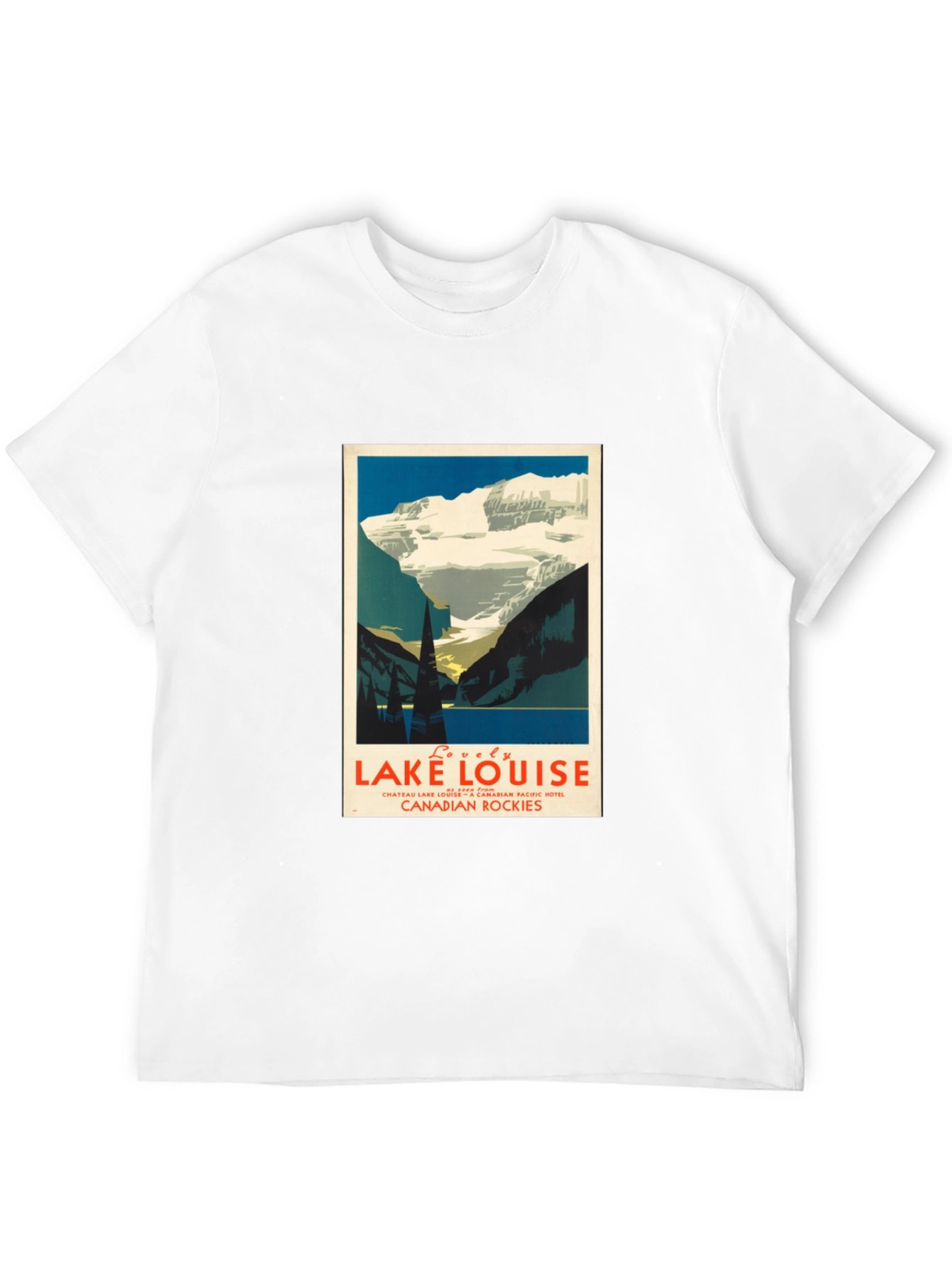 Lake Louise Graphic T-Shirt - Mens Black Tee