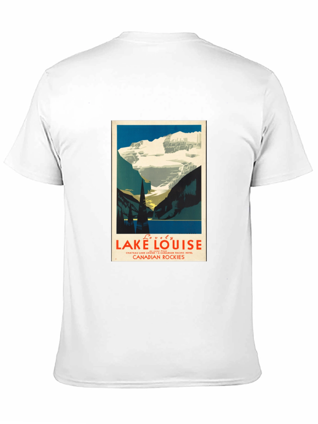 Lake Louise Graphic T-Shirt - Mens Black Tee