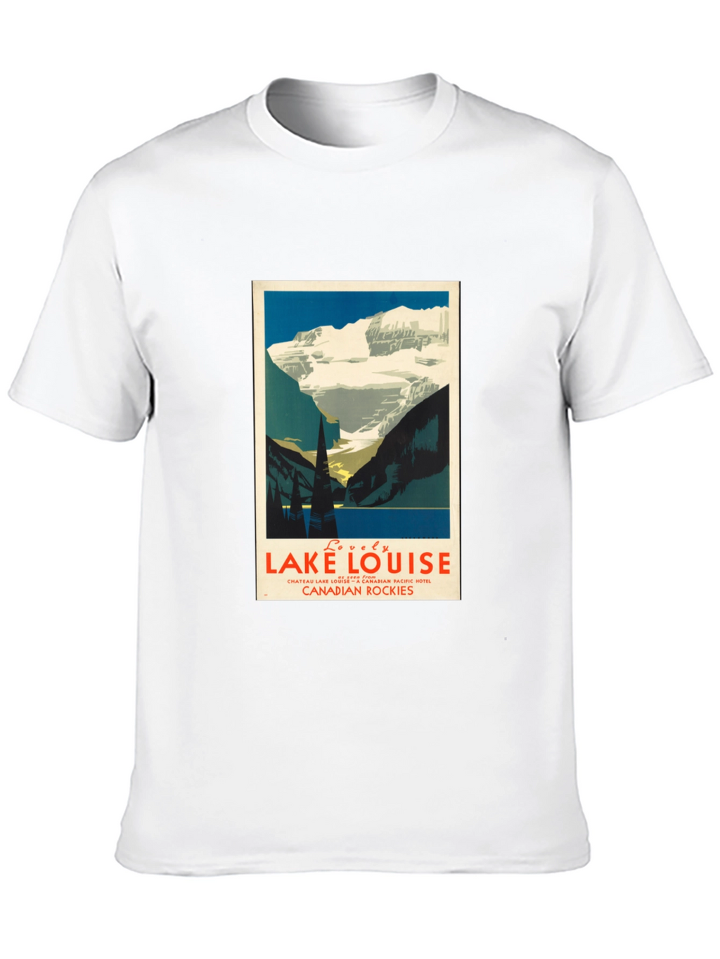 Lake Louise Graphic T-Shirt - Mens Black Tee