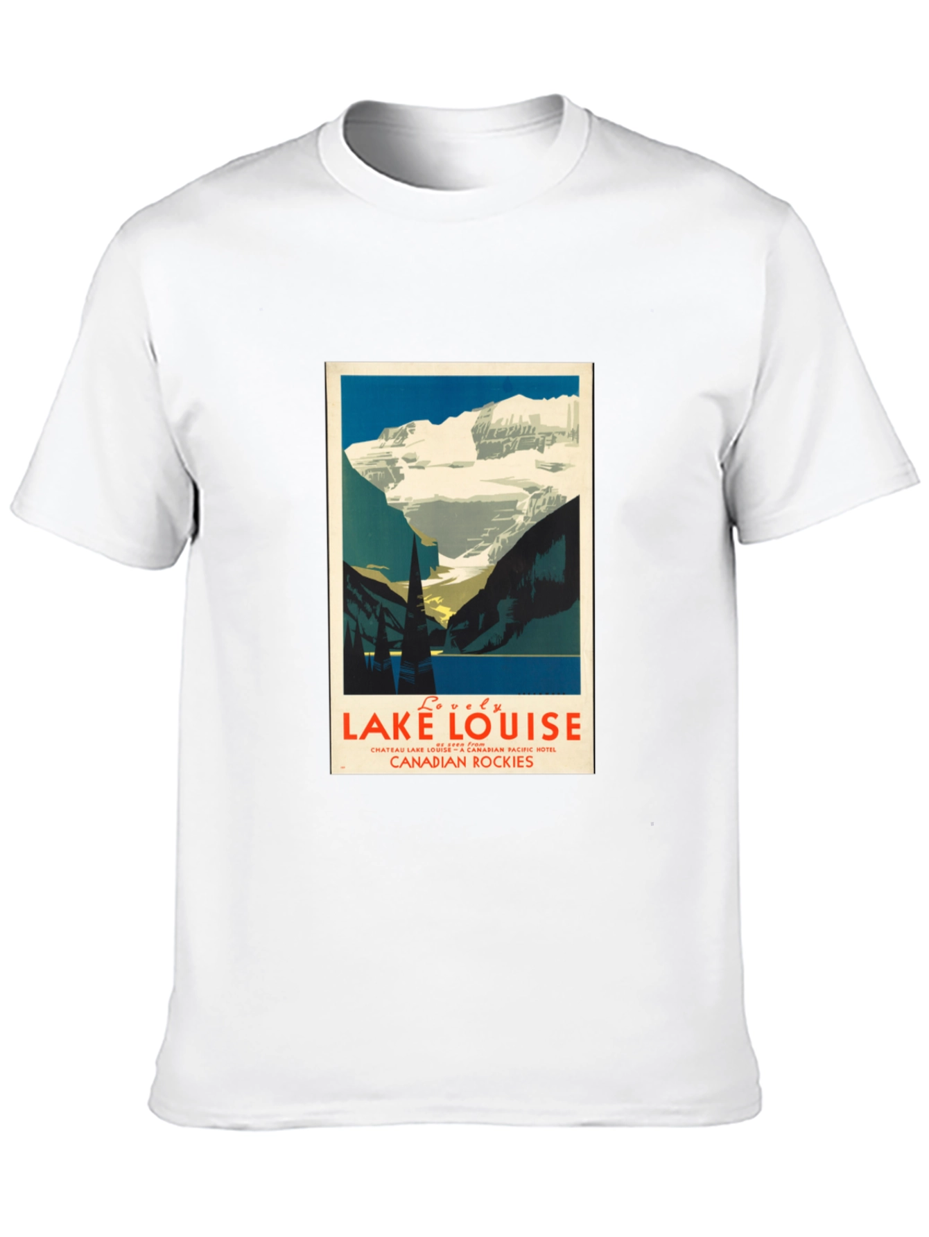 Lake Louise Graphic T-Shirt - Mens Black Tee