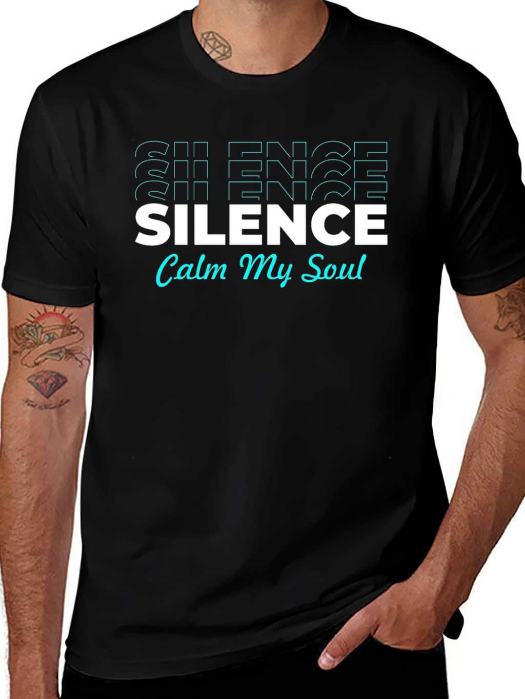Silence Calm My Soul Graphic Tee