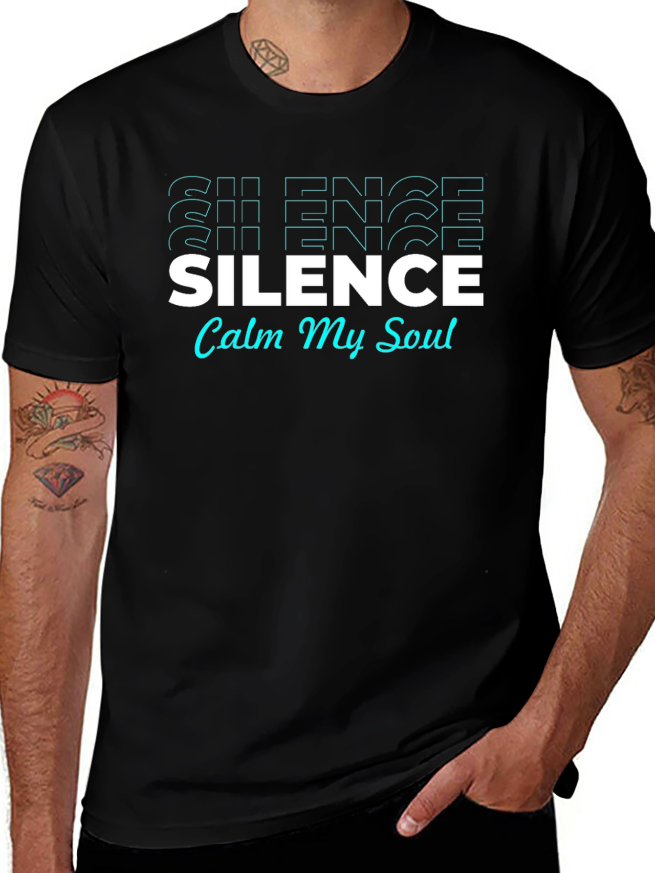 Silence Calm My Soul Graphic Tee