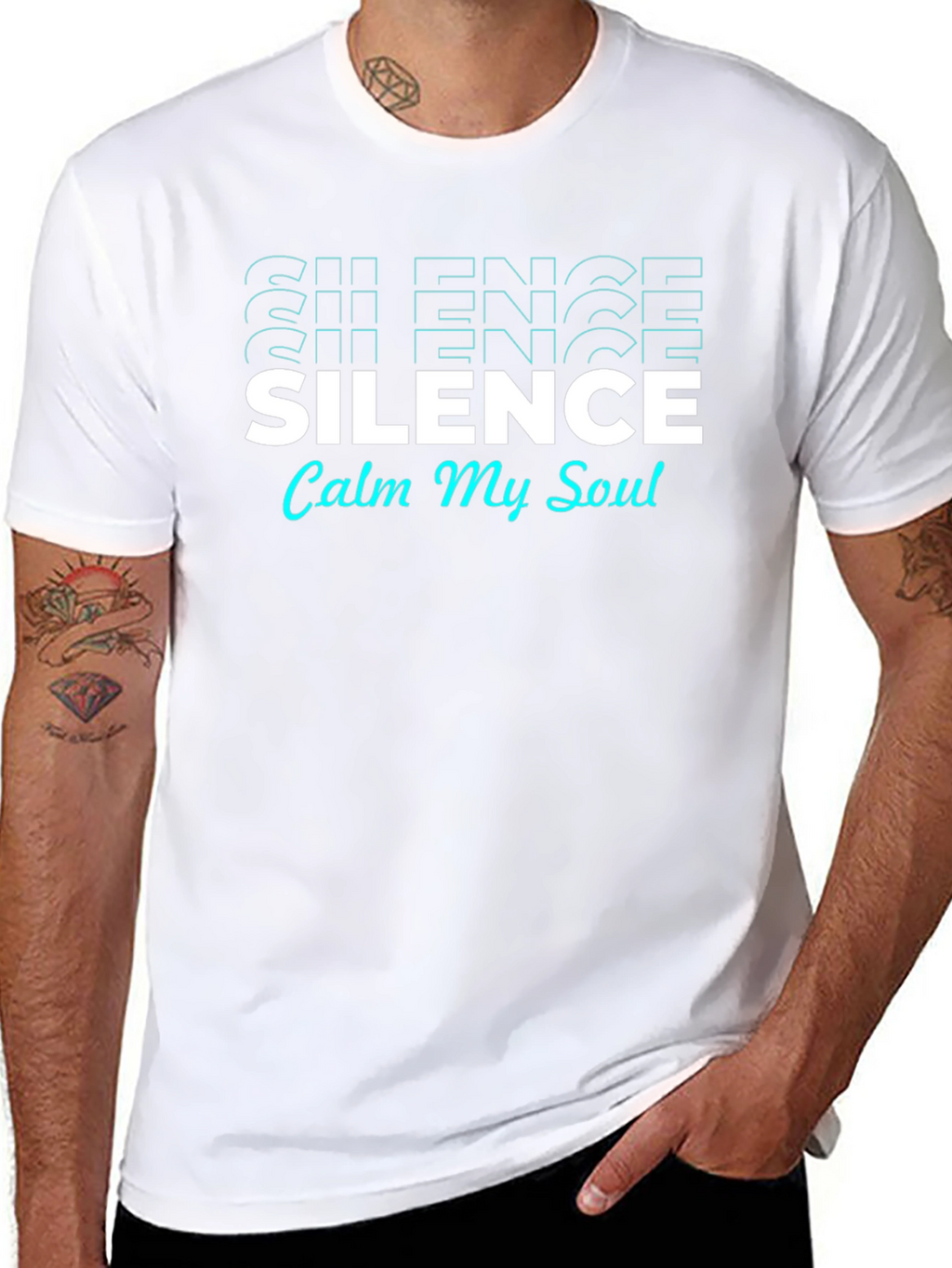 Silence Calm My Soul Graphic Tee