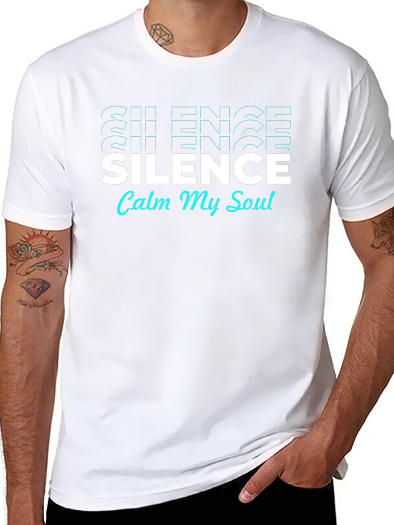 Silence Calm My Soul Graphic Tee