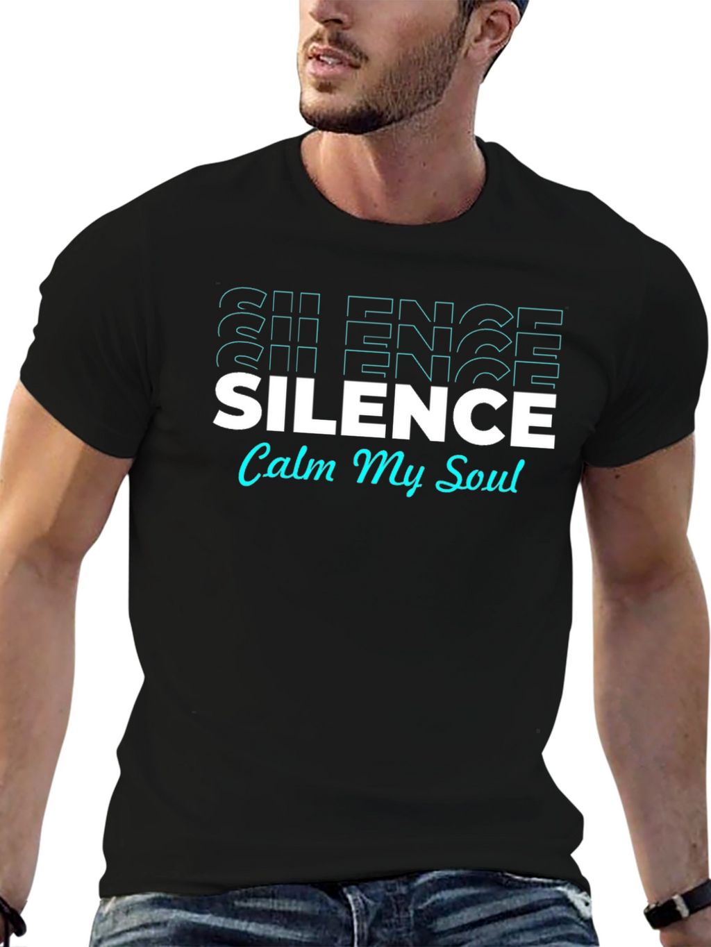 Silence Calm My Soul Graphic Tee