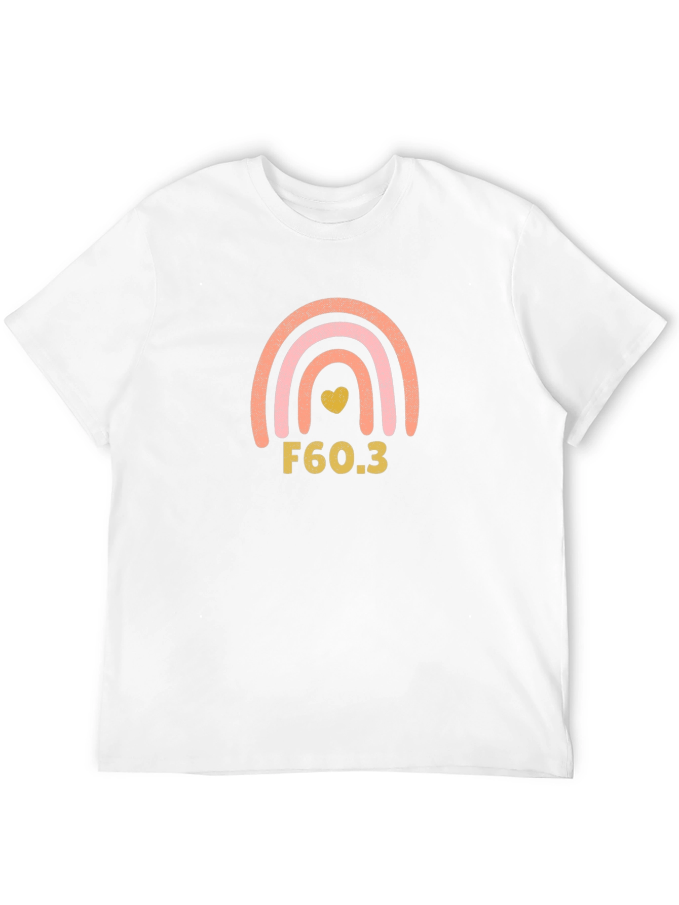 F60.3 Rainbow Graphic T-Shirt - Black
