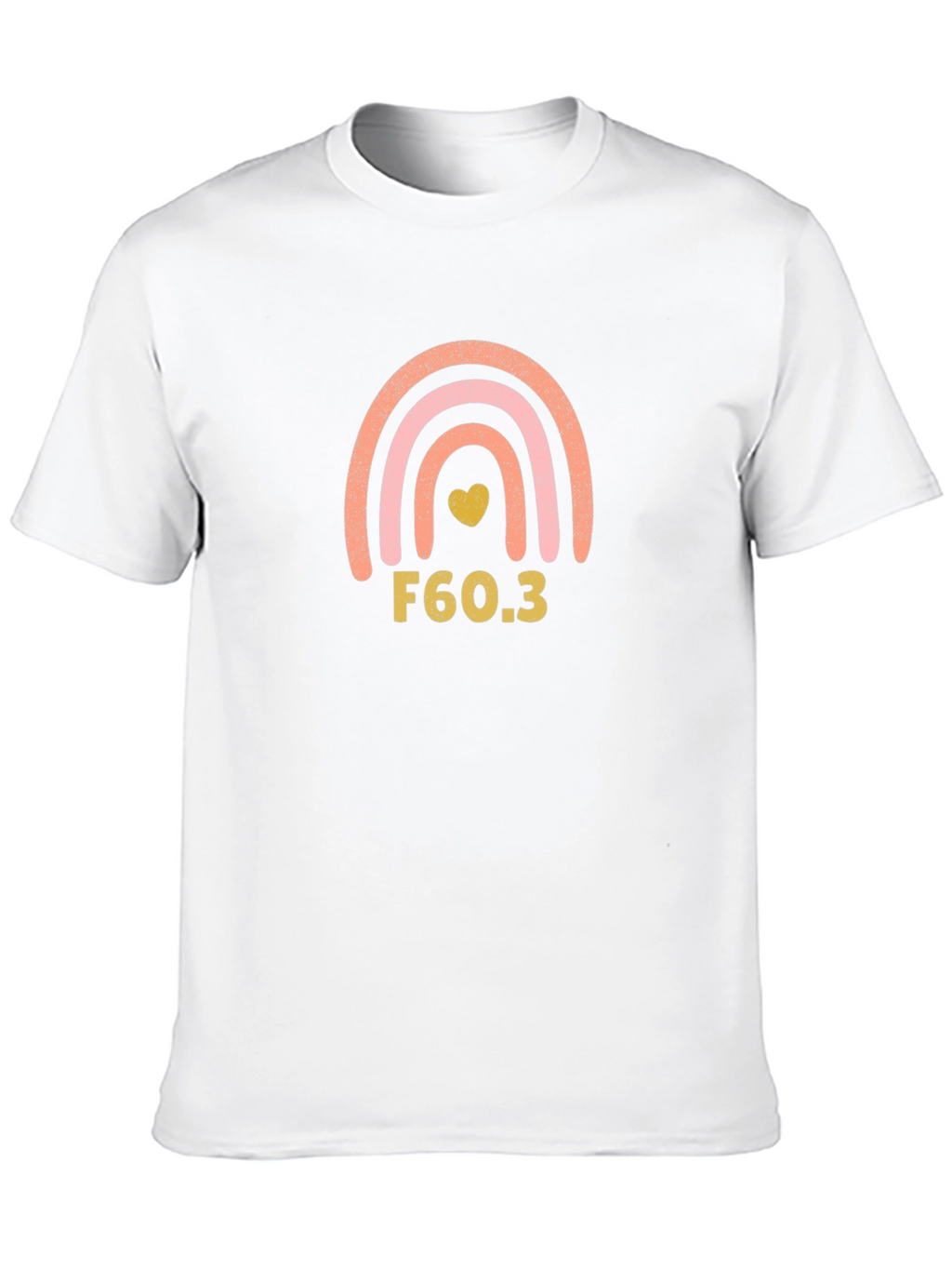 F60.3 Rainbow Graphic T-Shirt - Black
