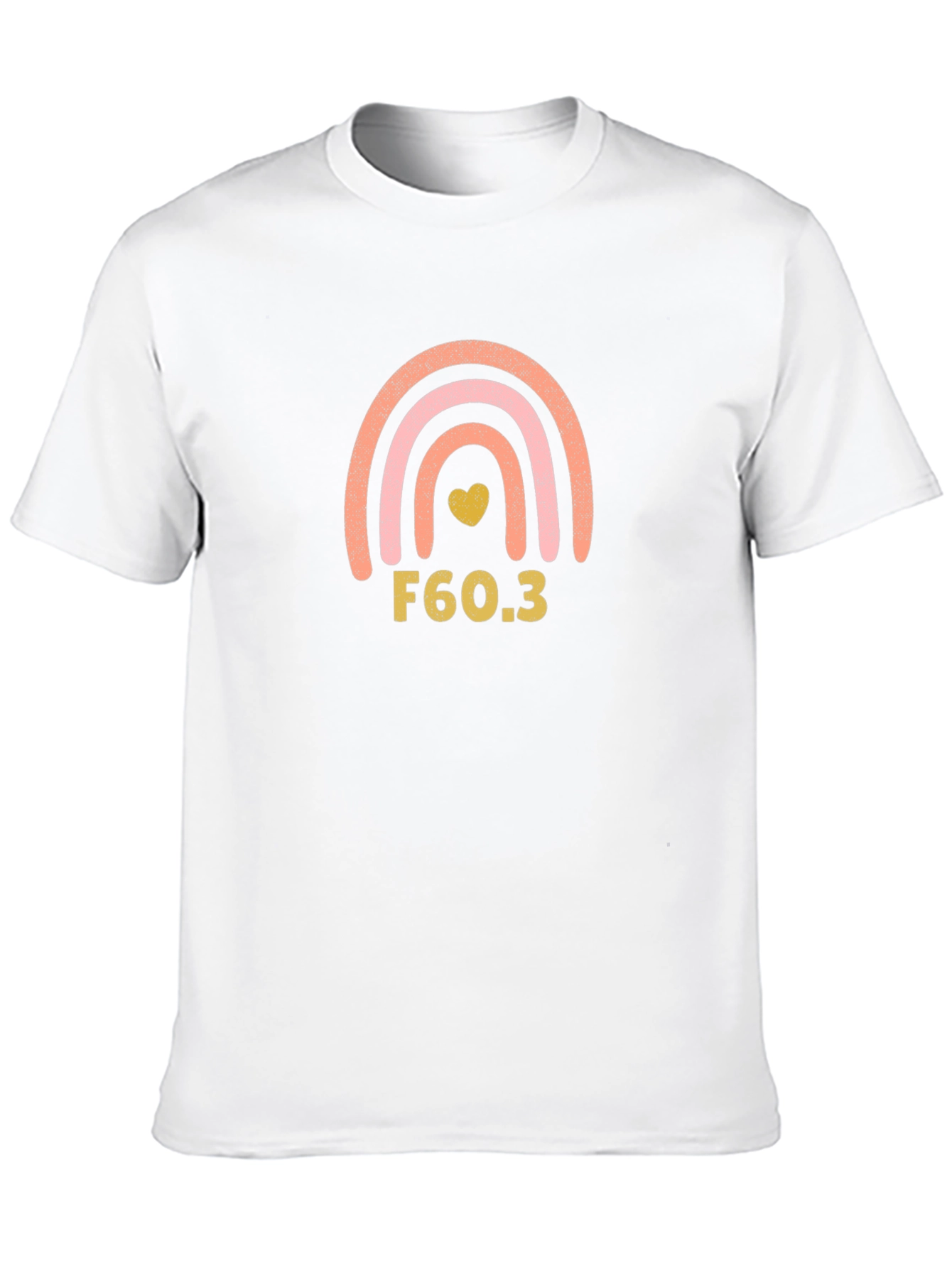 F60.3 Rainbow Graphic T-Shirt - Black