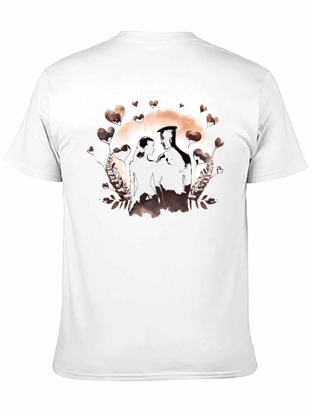 Romantic Couple Graphic Tee - Valentines Gift