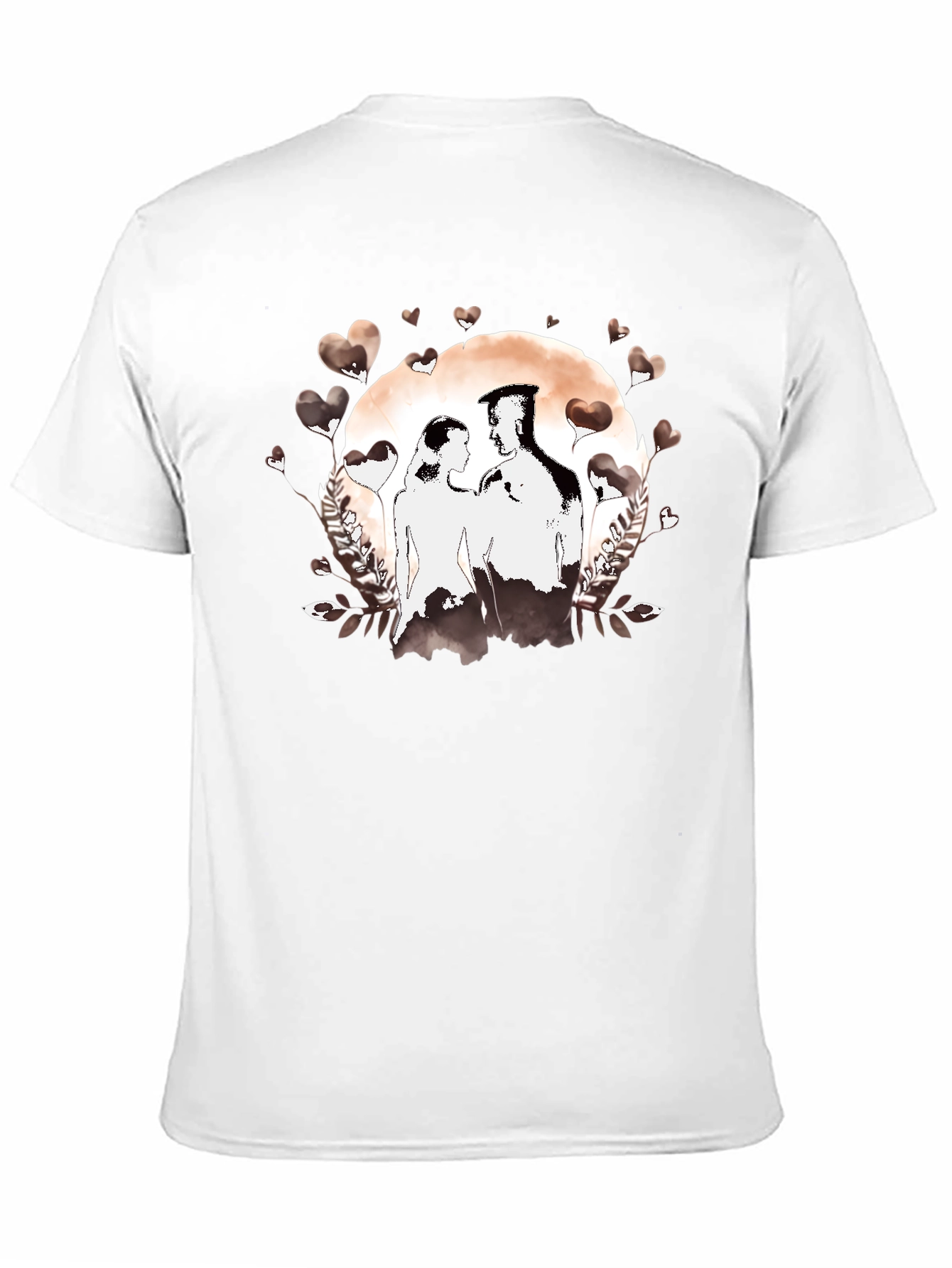 Romantic Couple Graphic Tee - Valentines Gift