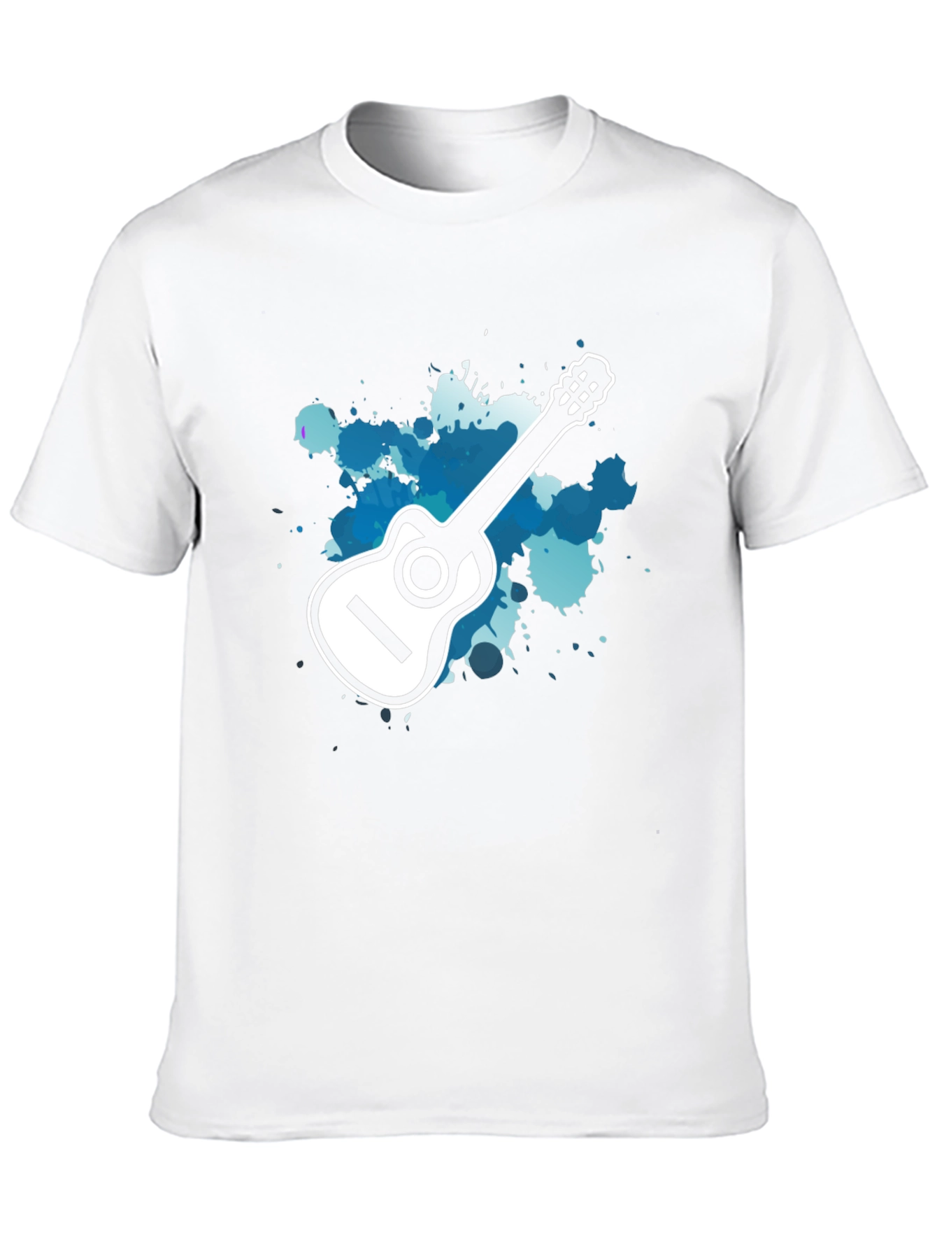 Guitar Graphic Tee - Black T-Shirt for Music Lovers