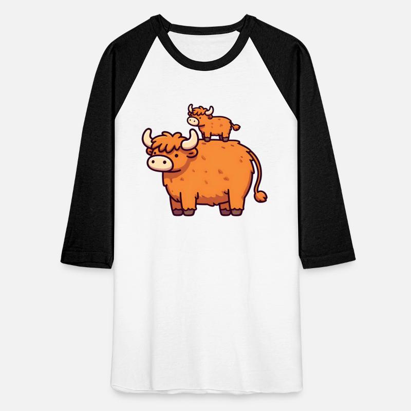 Hyland Cow Highland Cow Mom and Calf