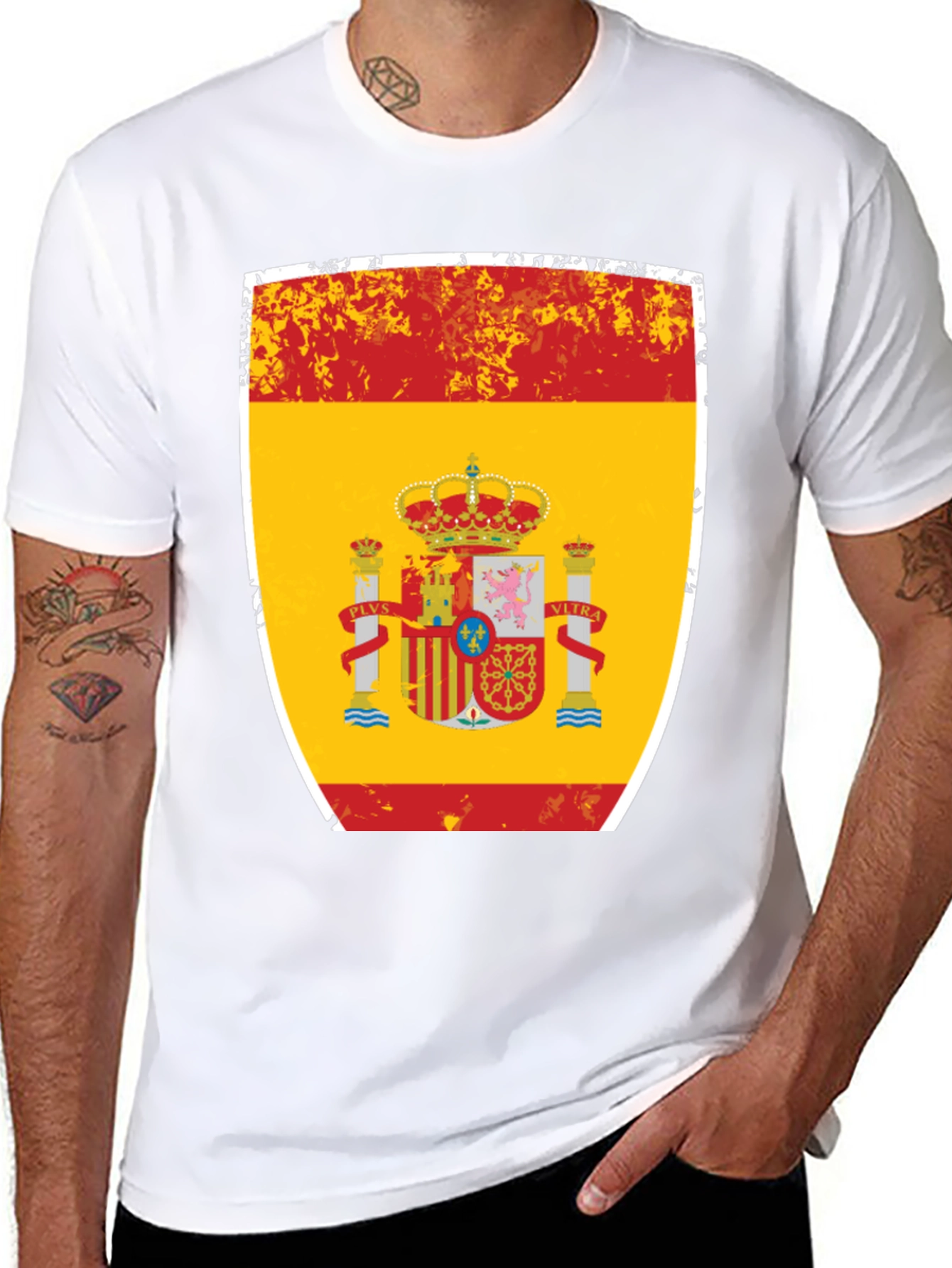 Spain Flag T-Shirt - Stylish Graphic Tee