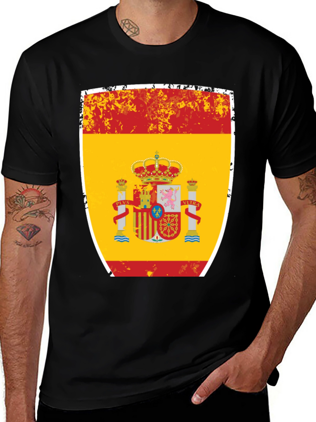 Spain Flag T-Shirt - Stylish Graphic Tee