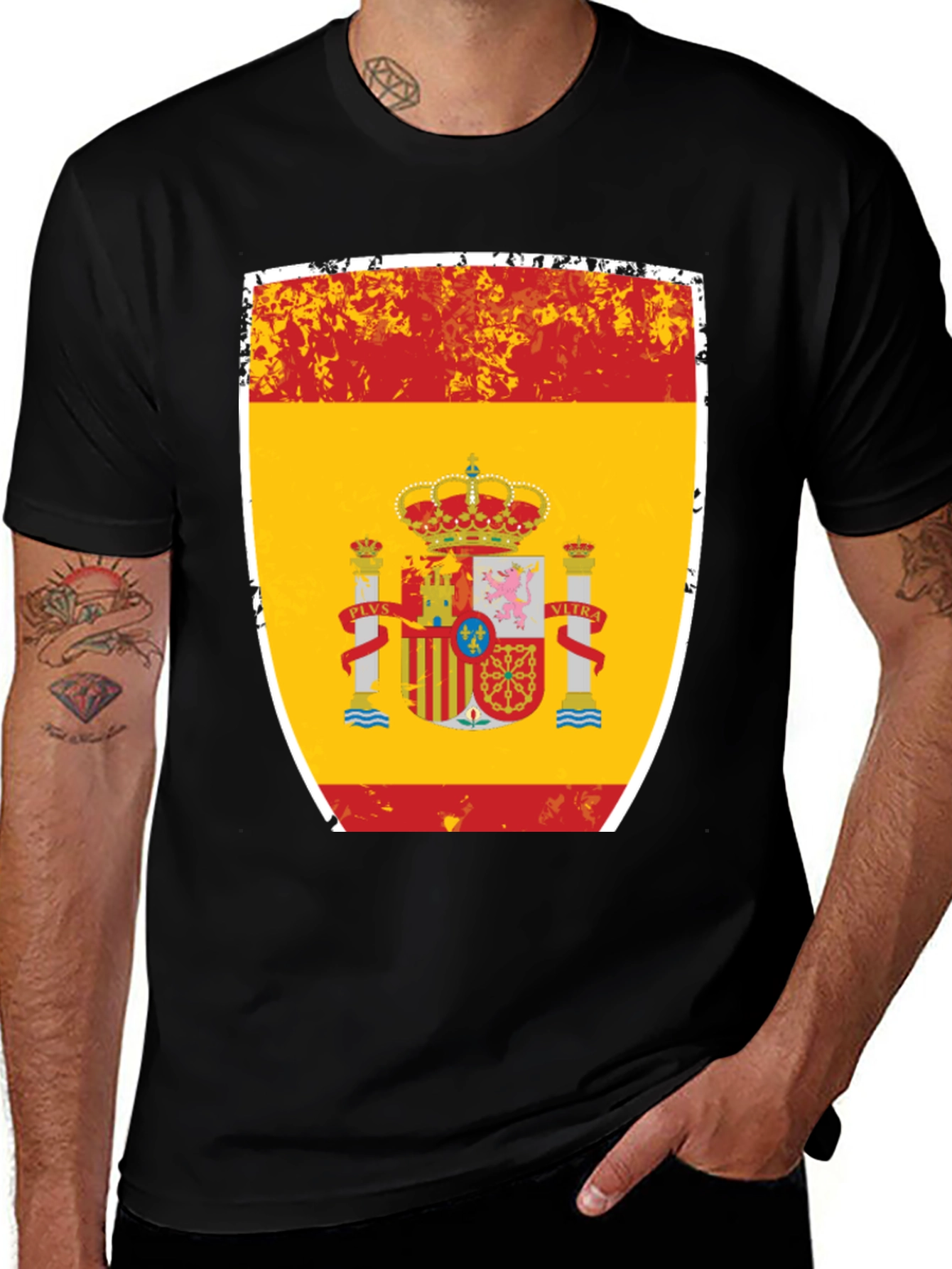 Spain Flag T-Shirt - Stylish Graphic Tee