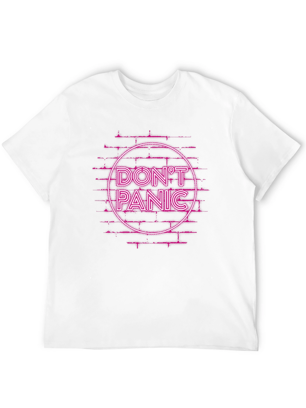 Dont Panic Graphic Tee - Black