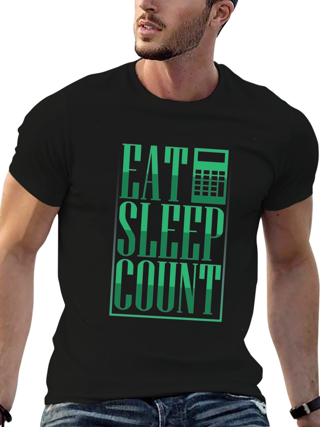 Eat Sleep Count T-Shirt - Accountant Tee
