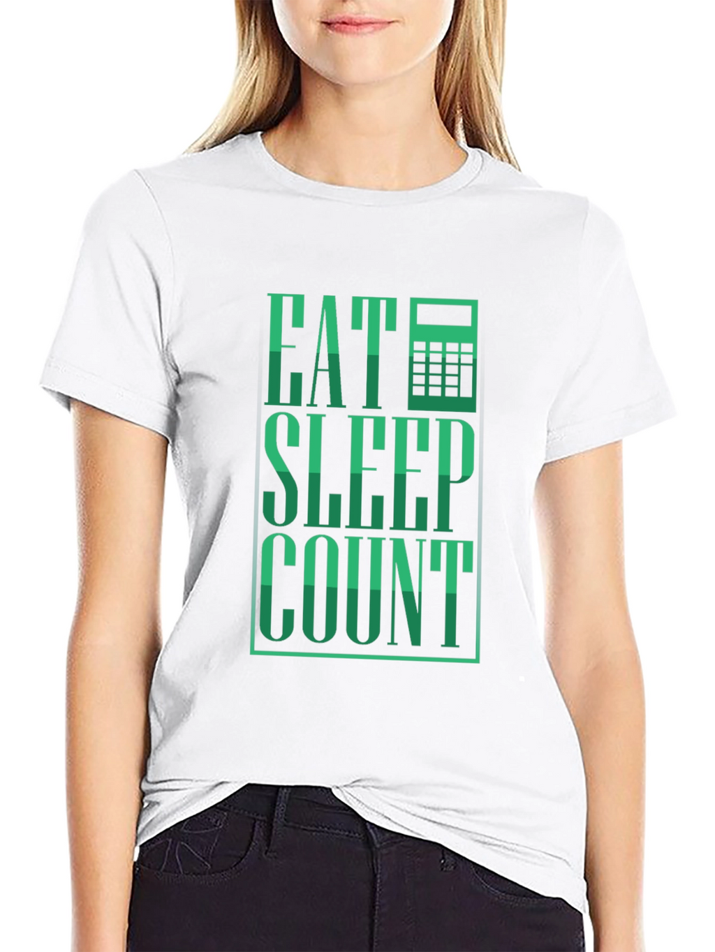 Eat Sleep Count T-Shirt - Accountant Tee