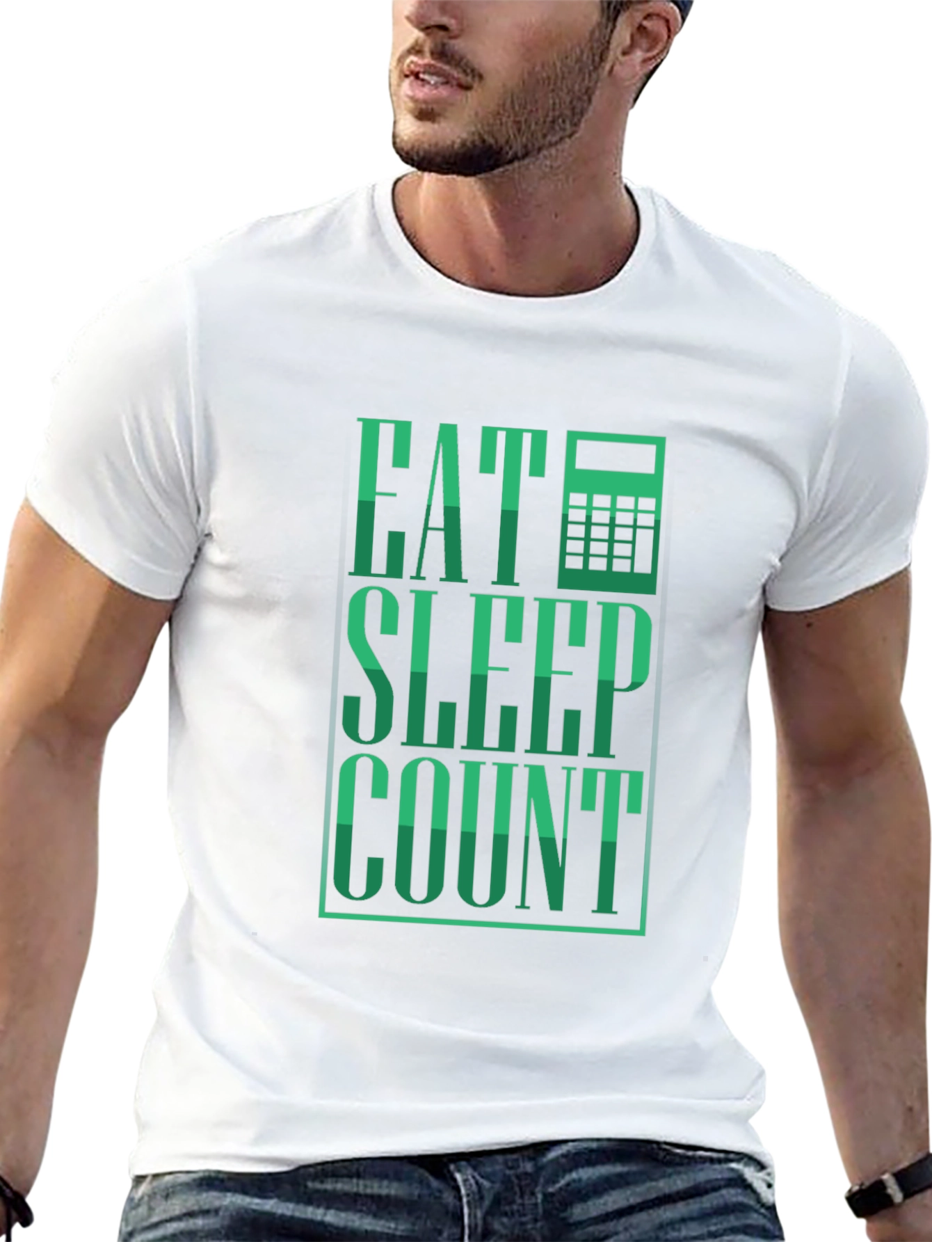 Eat Sleep Count T-Shirt - Accountant Tee