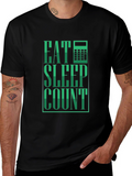 Eat Sleep Count T-Shirt - Accountant Tee