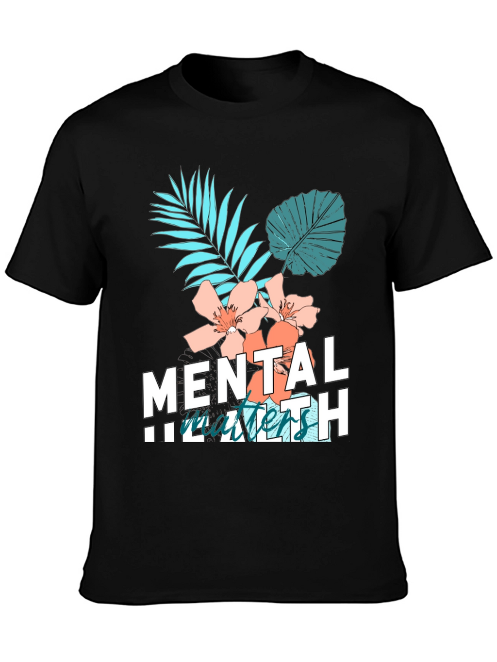 Mental Health Matters Graphic Tee Black