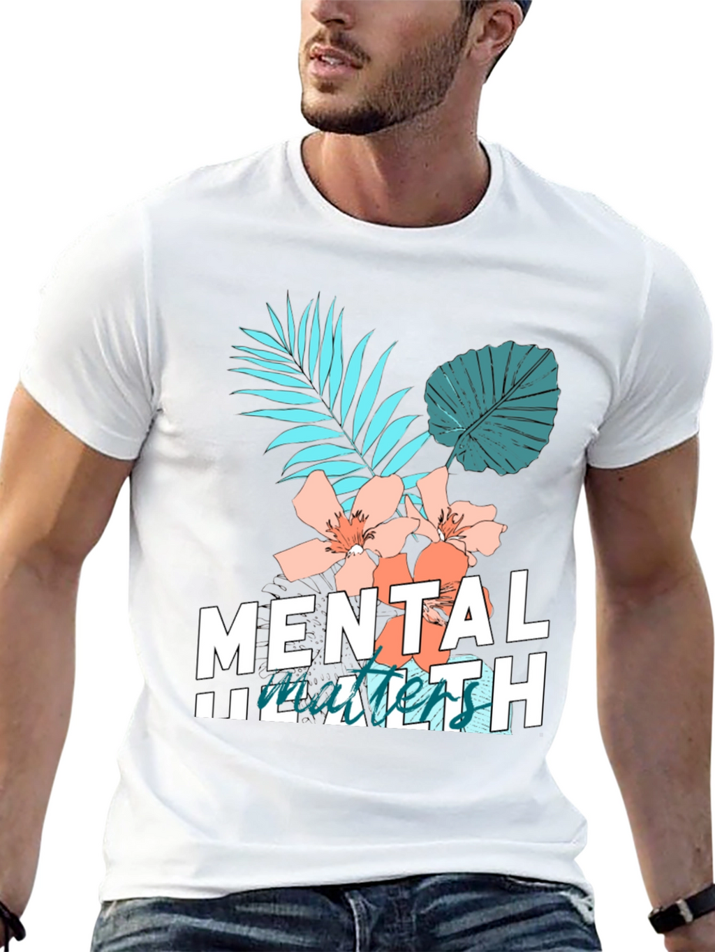 Mental Health Matters Graphic Tee Black